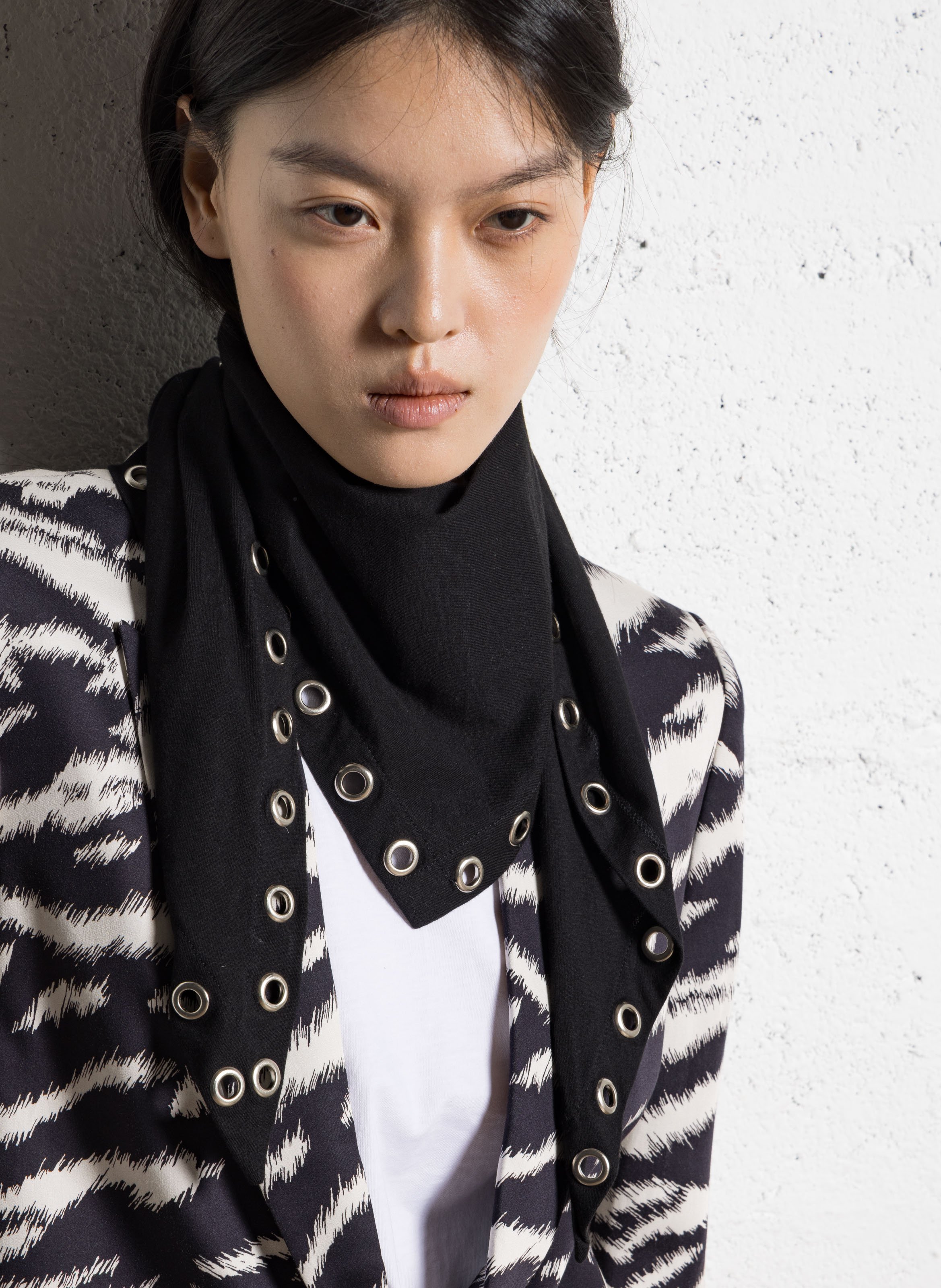 Foulard en coton IKKS Noir