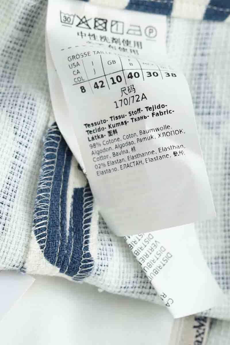 Cropped pants MAX MARA - Seconde Main Blue