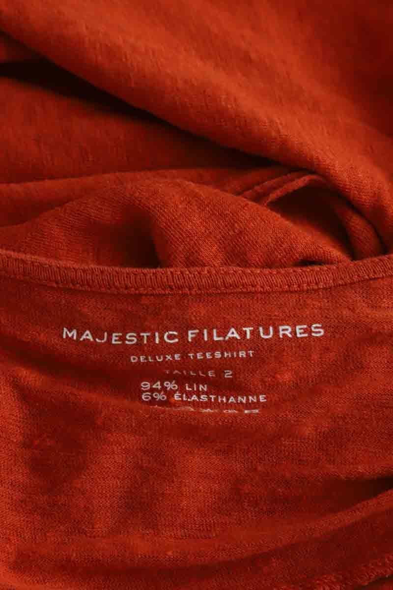 Dress MAJESTIC FILATURES - SECONDE MAIN Orange
