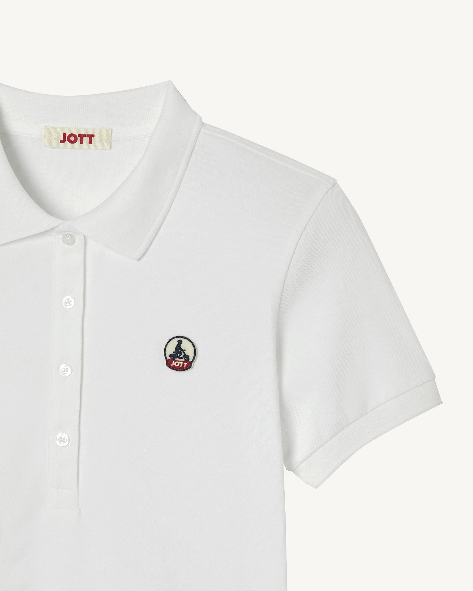 Organic cotton polo JOTT White