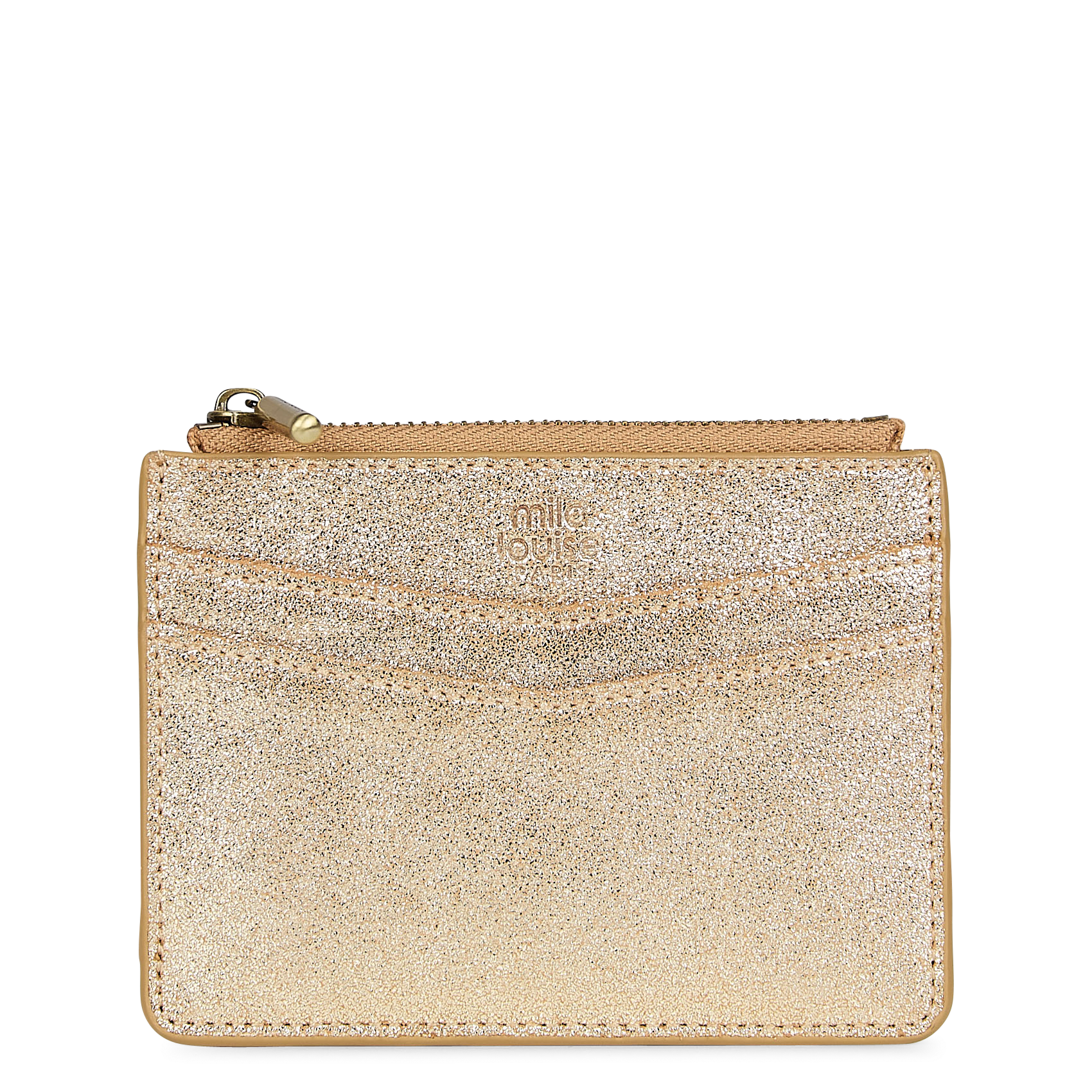 - 100% leer, - 6 kaarthoudersplitten, - 1 centrale zak, - Afmetingen: L10 x H7 cm. MILA LOUISE