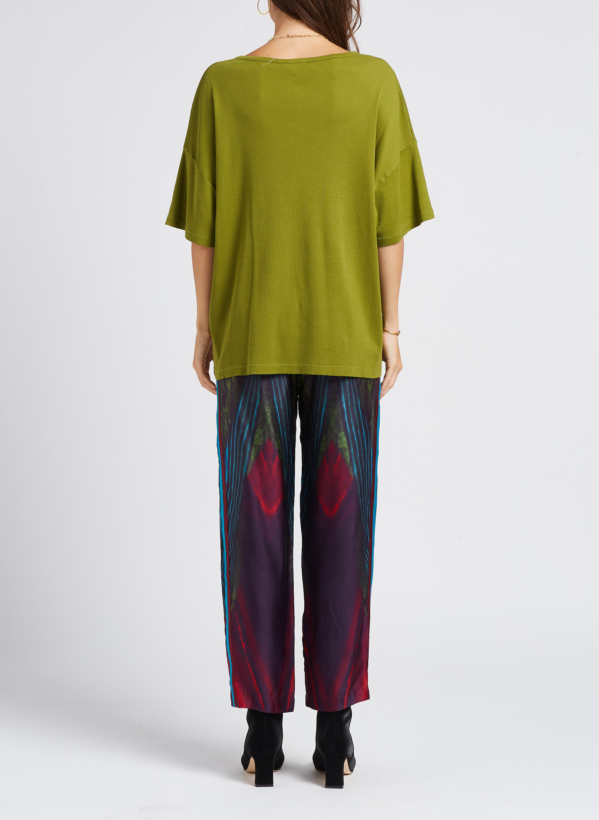 Bedruckte Taillenhose MES DEMOISELLES Mehrfarbig