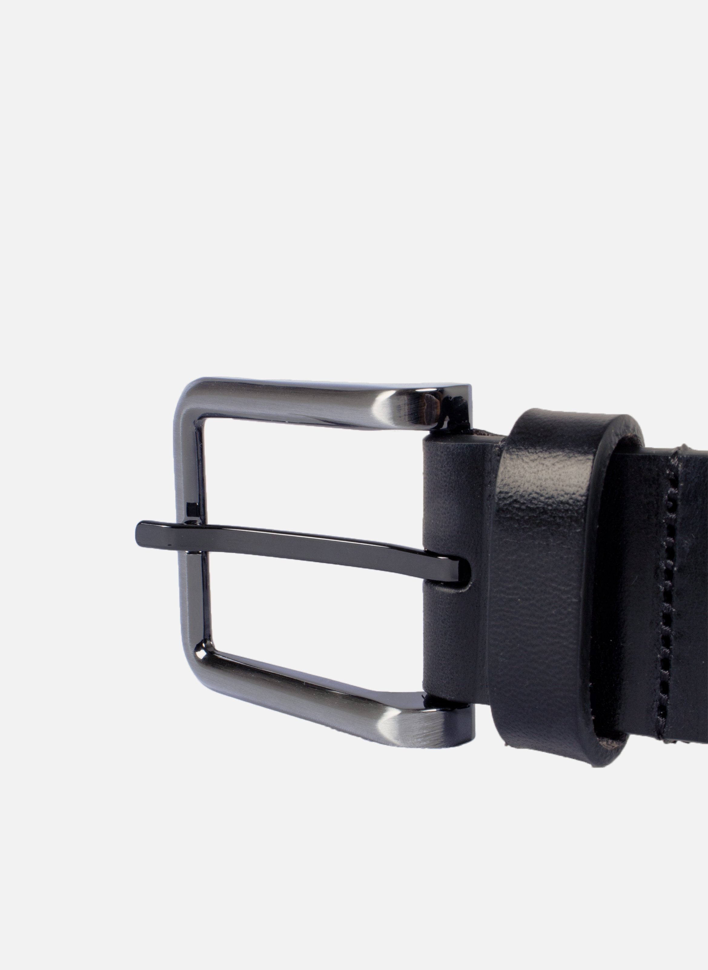 <b>Belt</b> in smooth black leather JULES & JENN Black