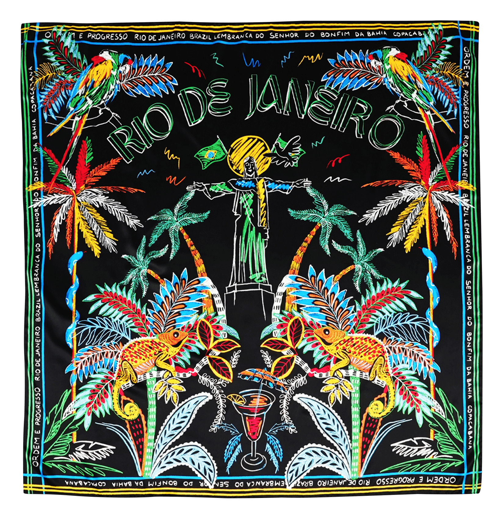 - 86 x 182 cm. WILD Schwarz