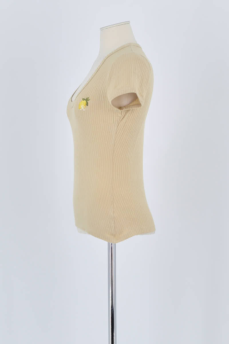 T-shirt ROUJE - Seconde Main Beige