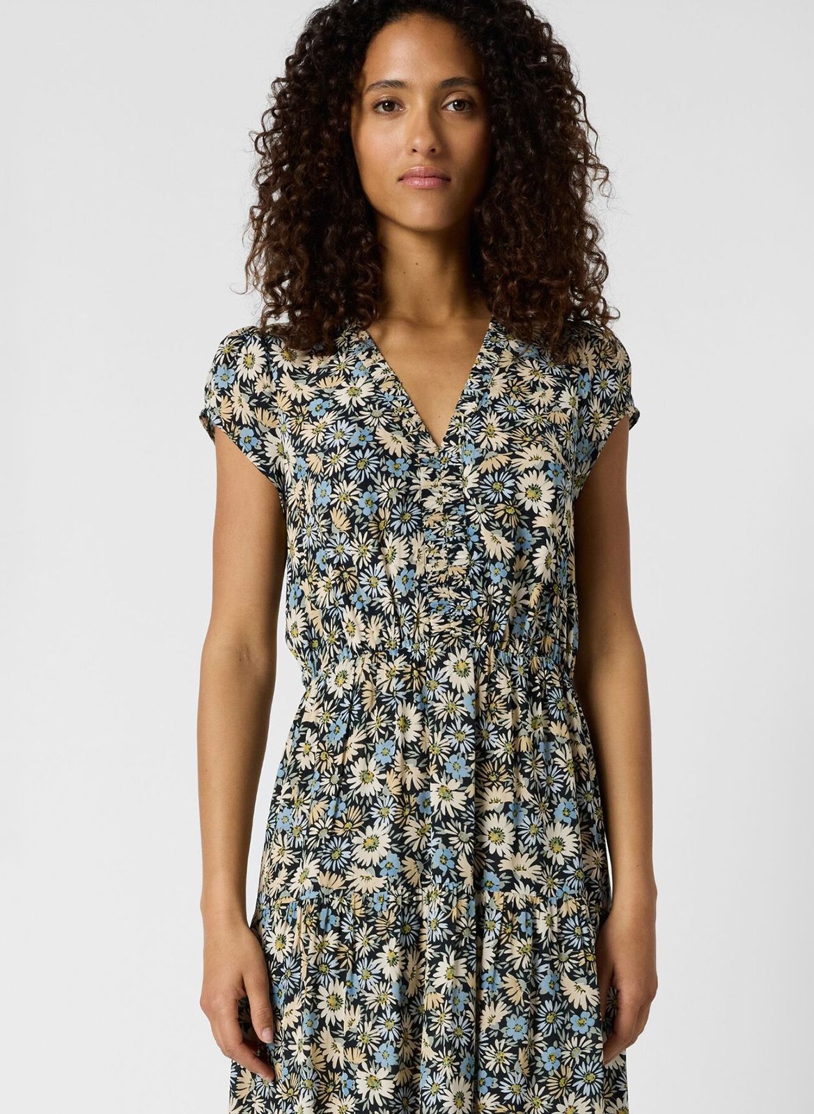 Floral print midi dress GERARD DAREL Green