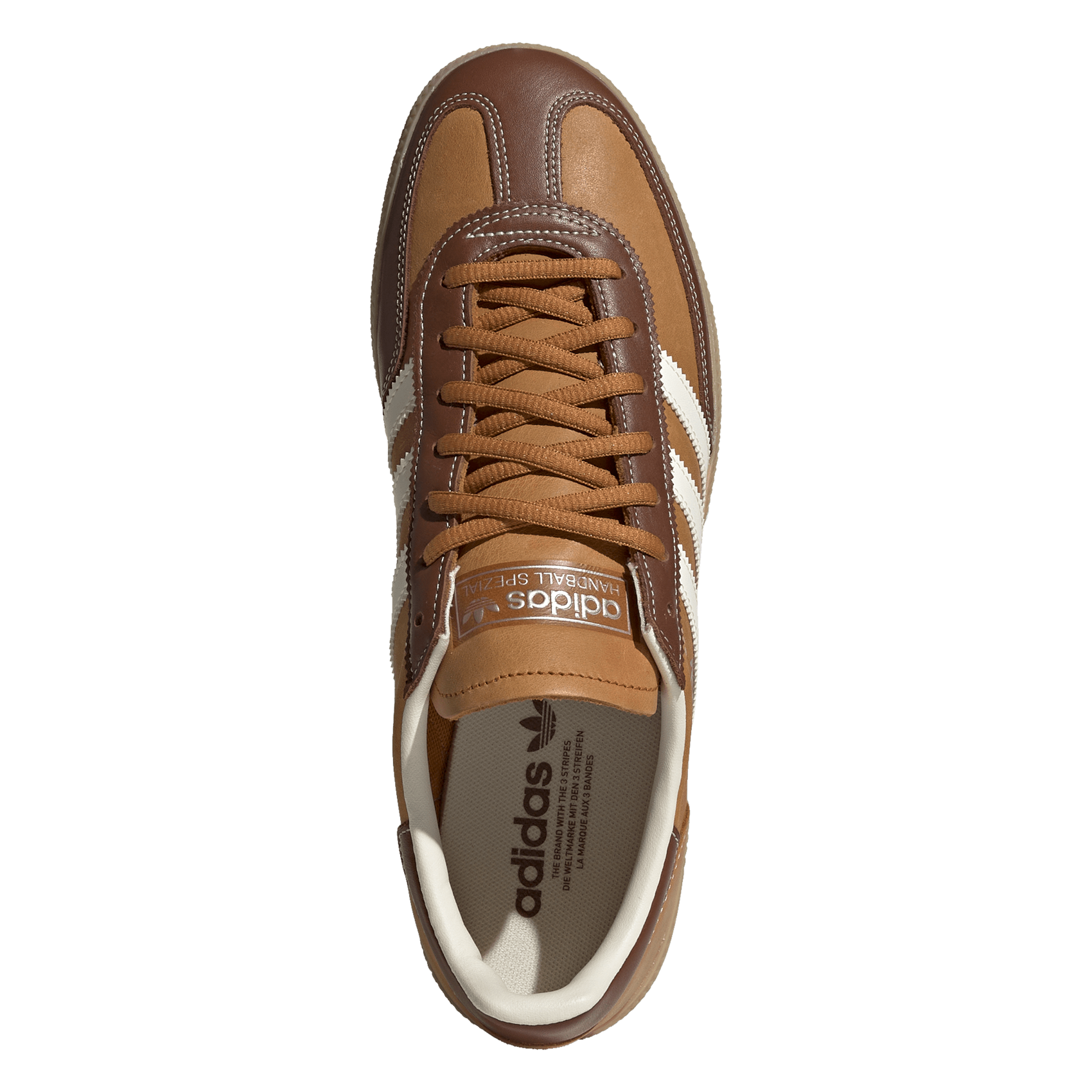 Baskets basses à lacets unies ADIDAS Marron