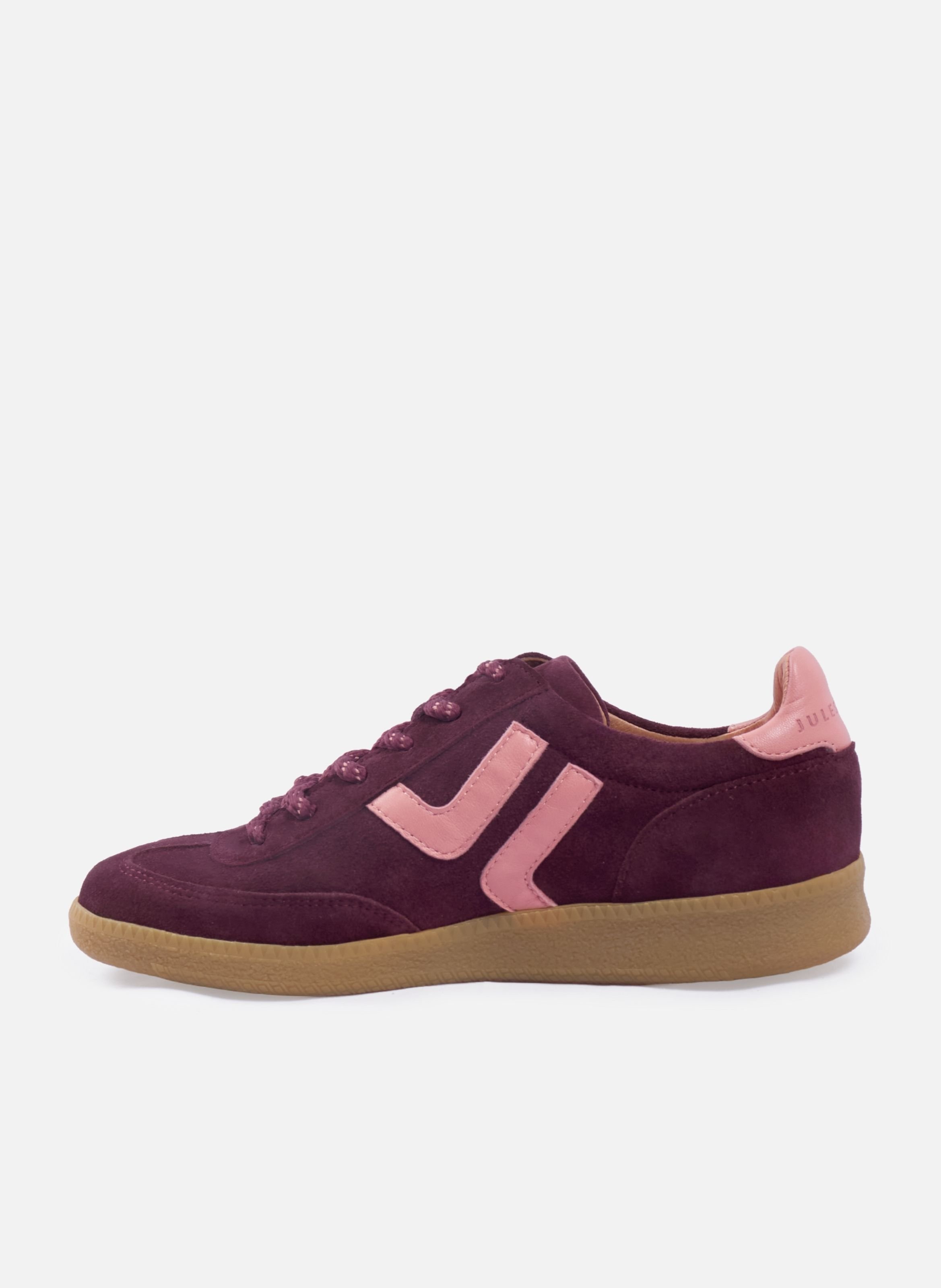 Ninon leather sneakers JULES & JENN Red