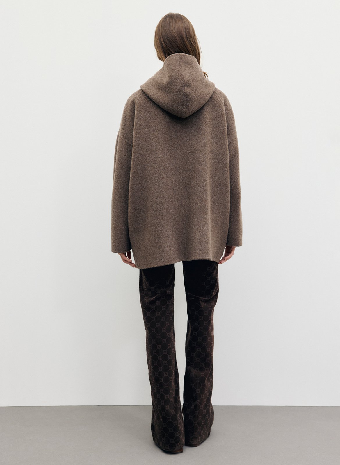 Oversize-Wollmantel GERARD DAREL Braun