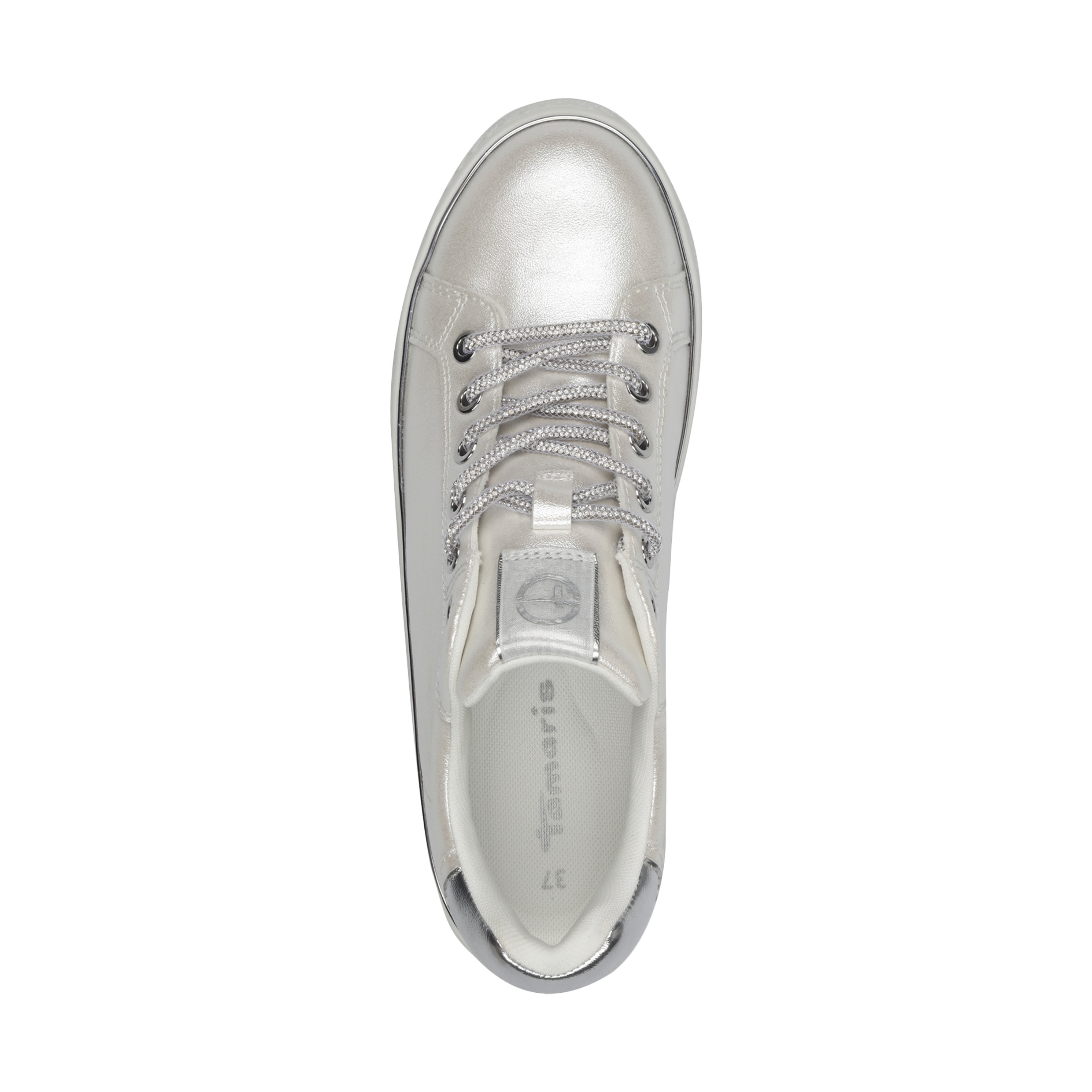 Lace-up low-top sneakers TAMARIS White