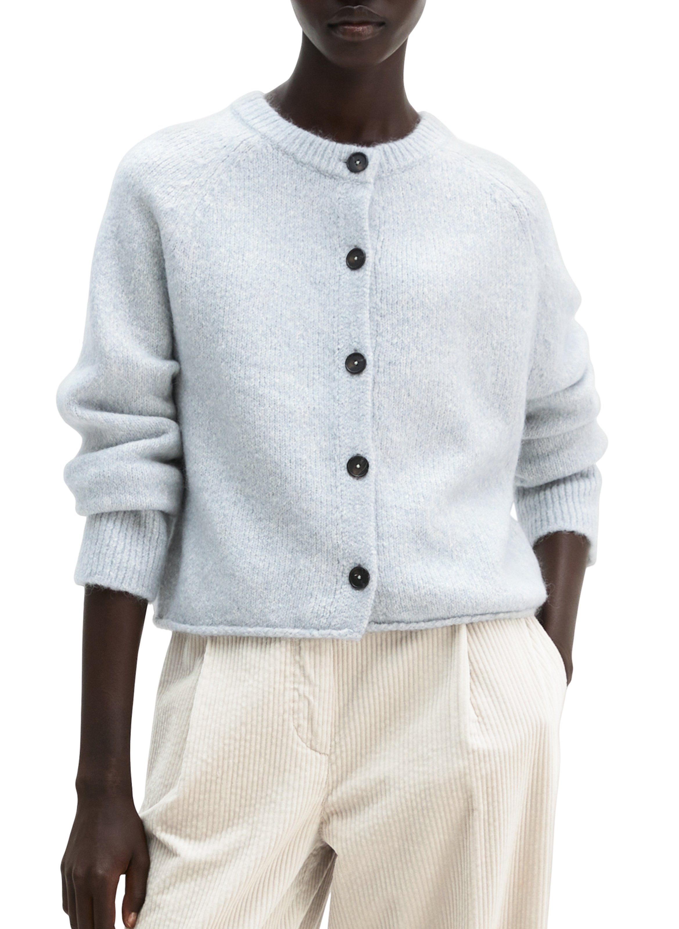 Vest met ronde hals - katoenblend MARC O'POLO Blauw