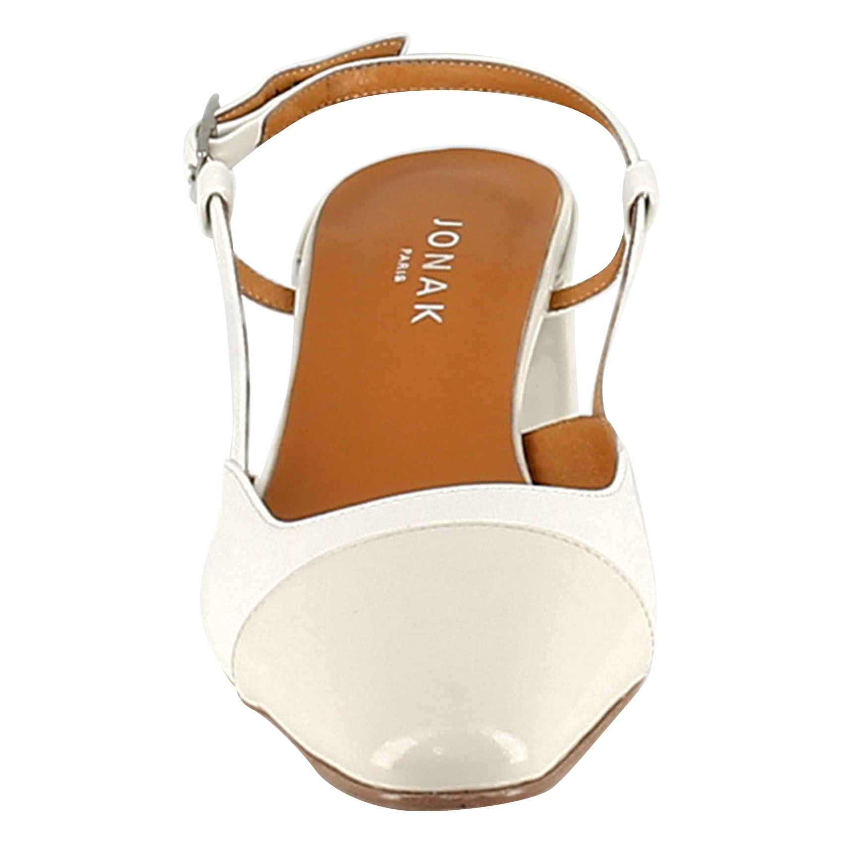 Leren Mary-Janes Wit