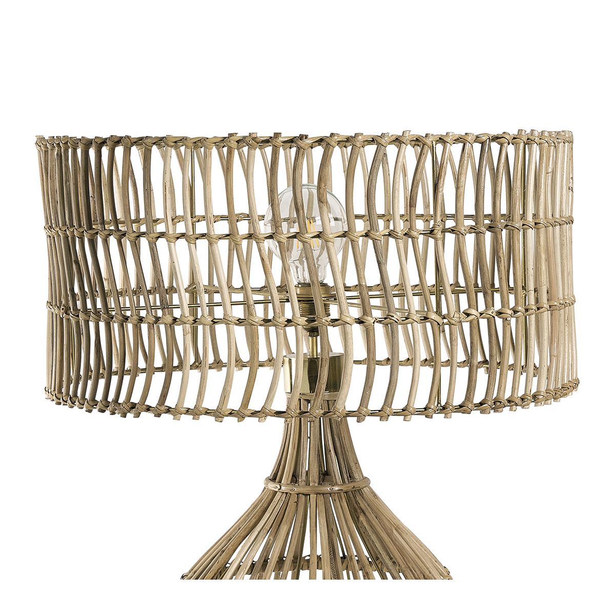 Rattan lampshade BLANC D'IVOIRE Beige