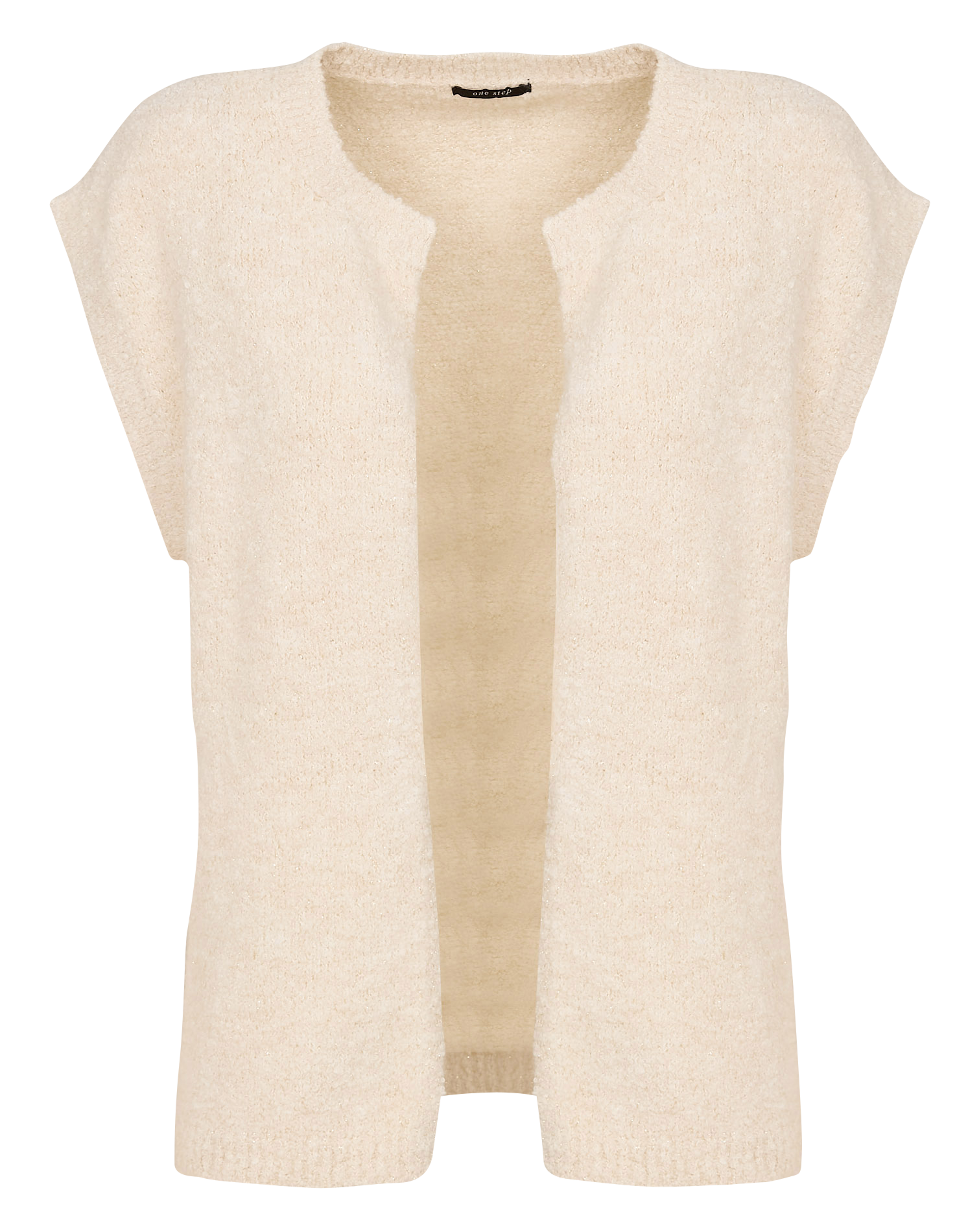 Polka dot vest ONE STEP White