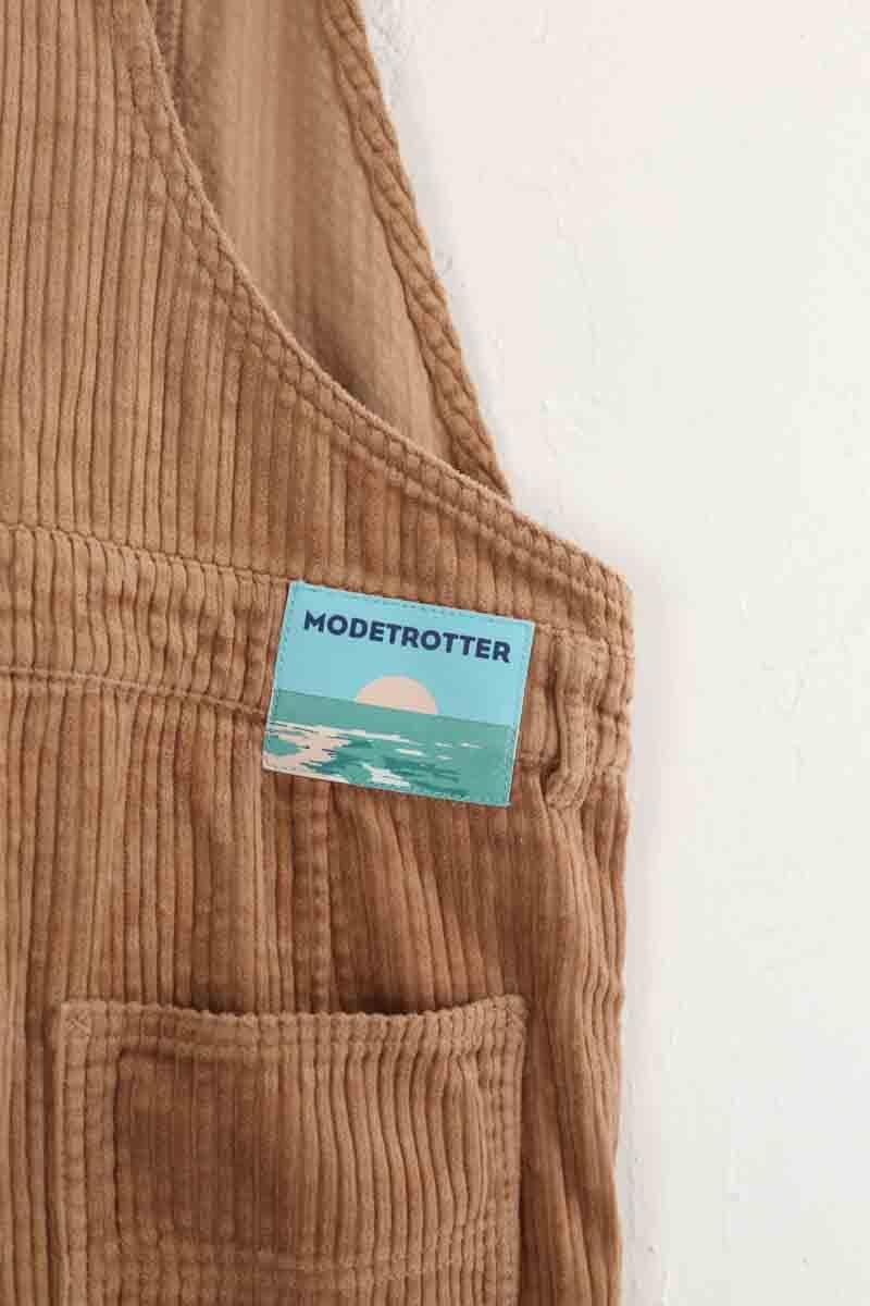 Combinaison en coton MODETROTTER - Seconde Main Marron