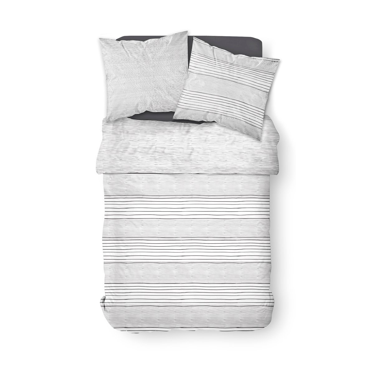 Printed cotton bed set TODAY LINGE DE MAISON White