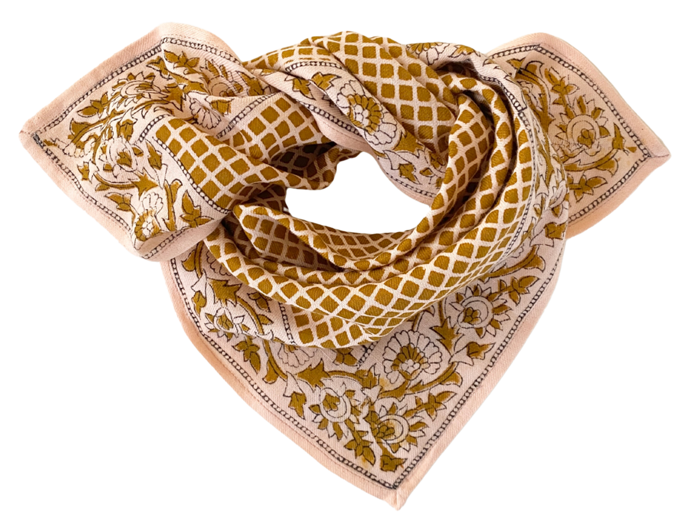 Cotton floaty scarf APACHES COLLECTIONS Green