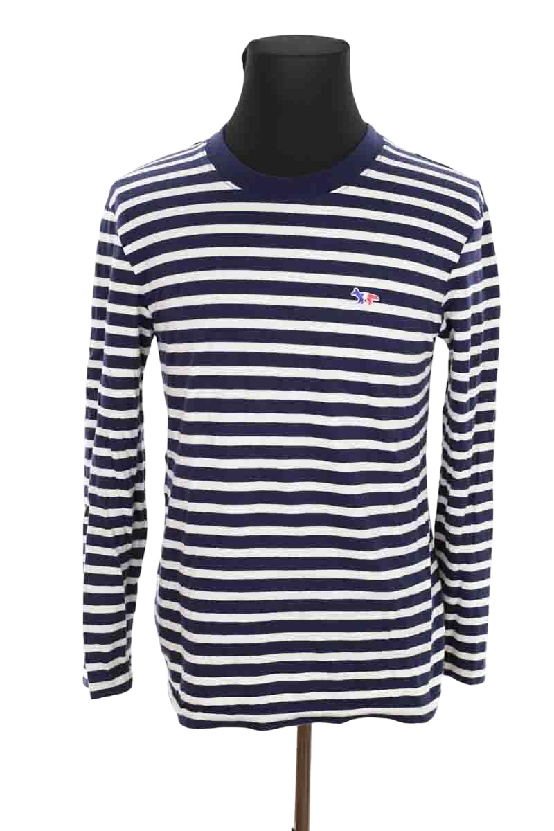 T-shirt en coton MAISON KITSUNÉ - Seconde main Bleu