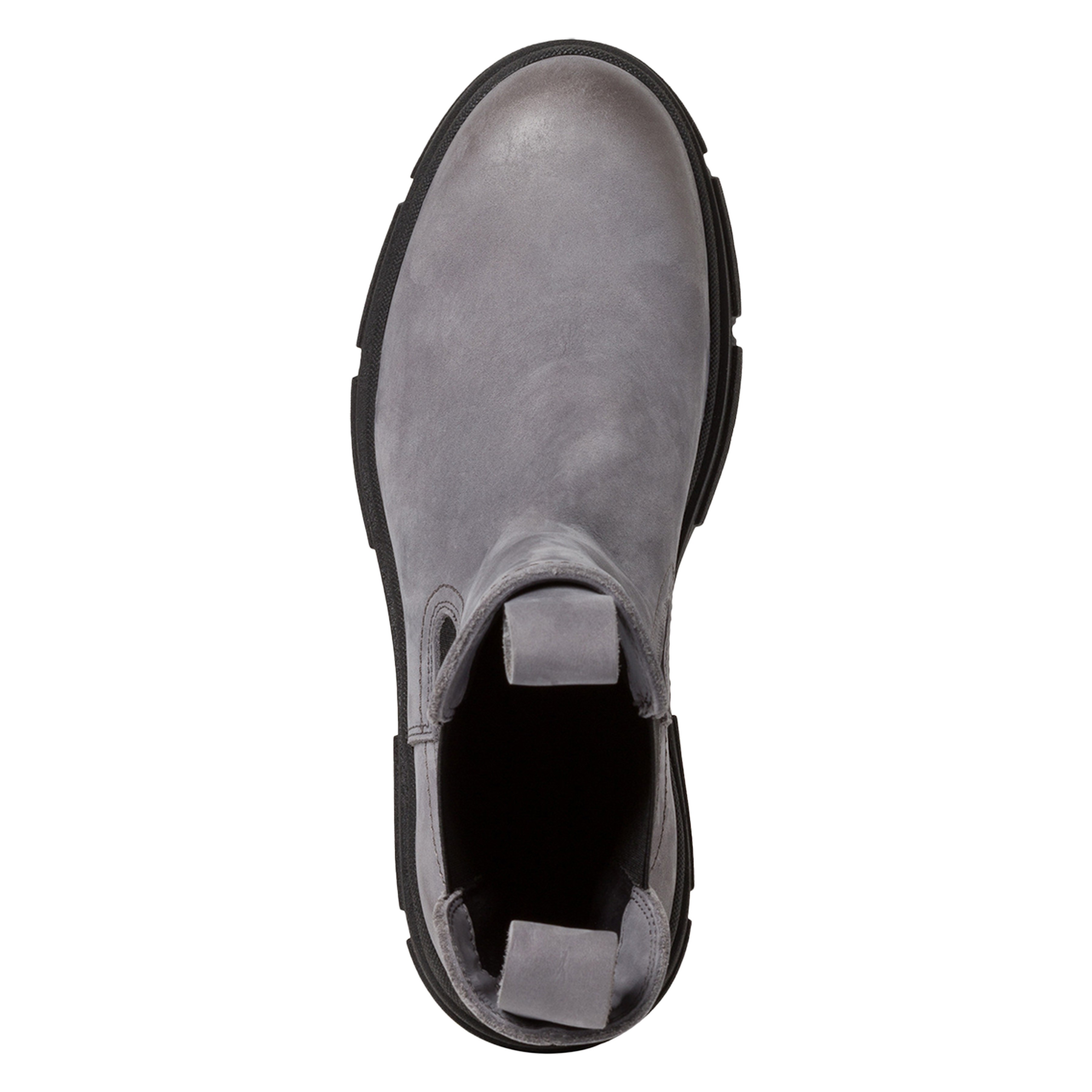 Leather Chelsea boots TAMARIS Grey