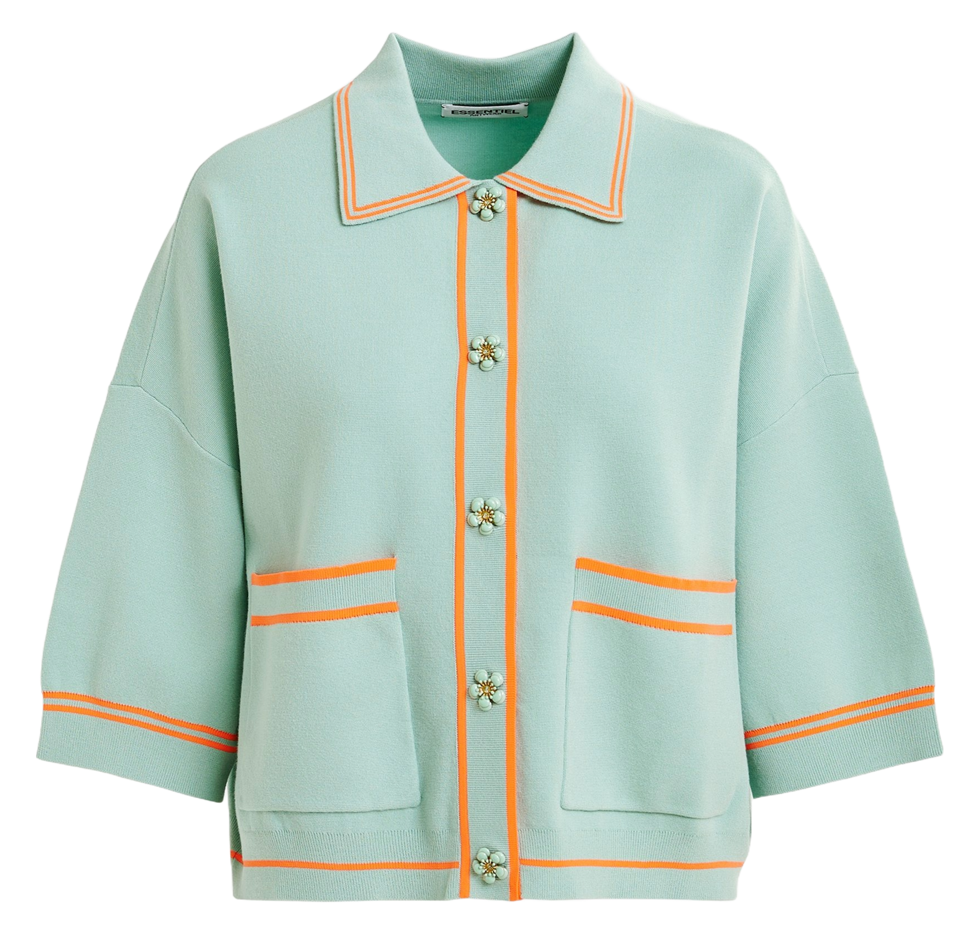 Cardigan ample à boutons fantaisies  ESSENTIEL ANTWERP Bleu