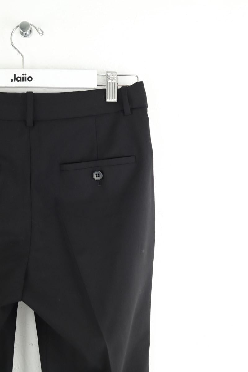 Bandol straight woollen trousers THEORY - Seconde Main Black