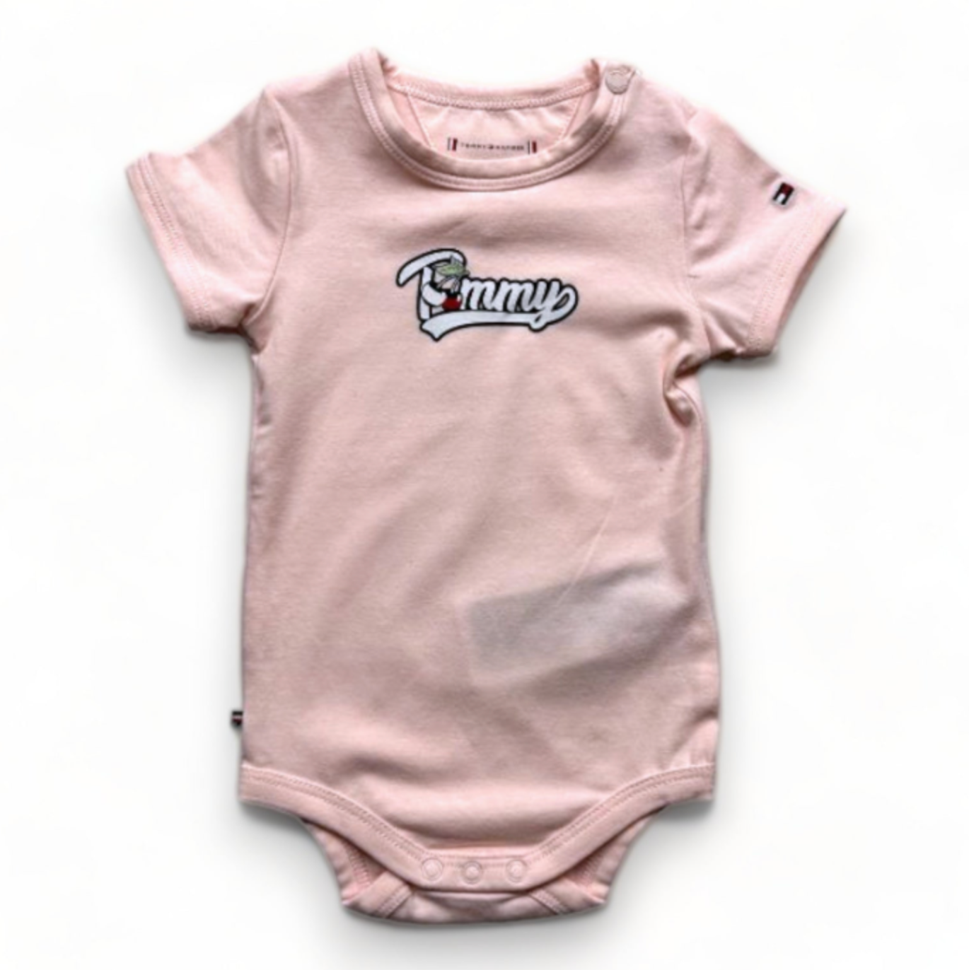 Pink baby bodysuit - 0 months TOMMY HILFIGER - SECONDE MAIN Pink