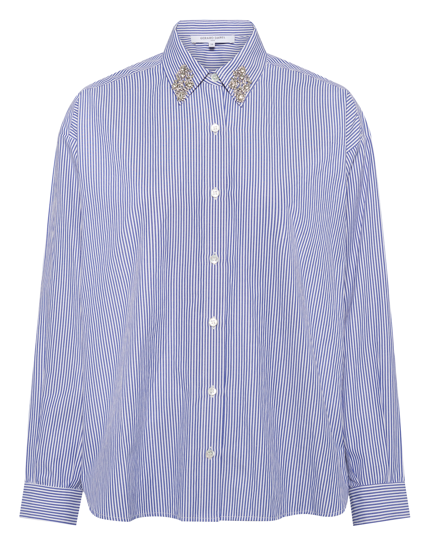 Chemise ample à rayures avec bijoux GERARD DAREL Bleu