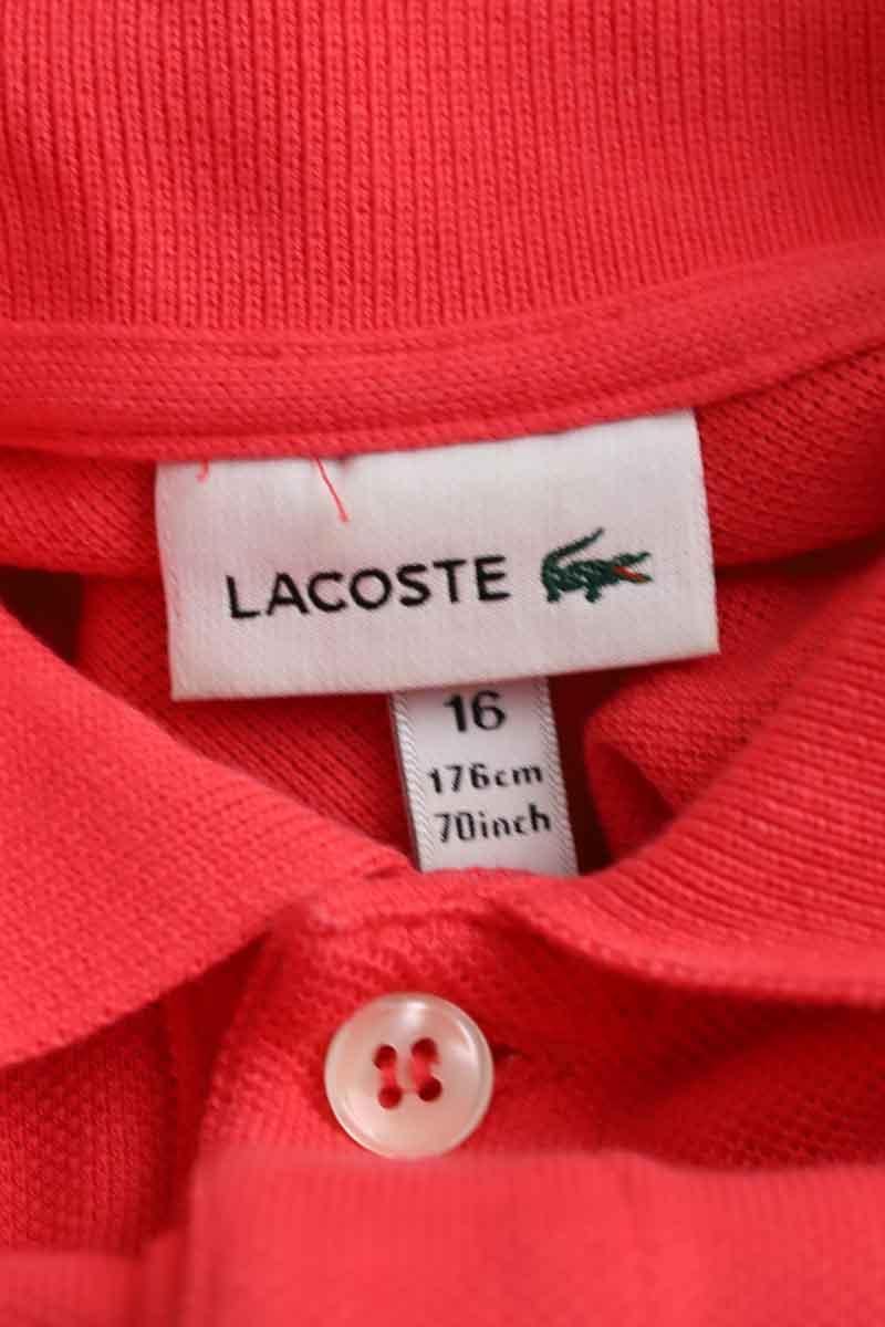 Cotton polo shirt LACOSTE - SECONDE MAIN Pink