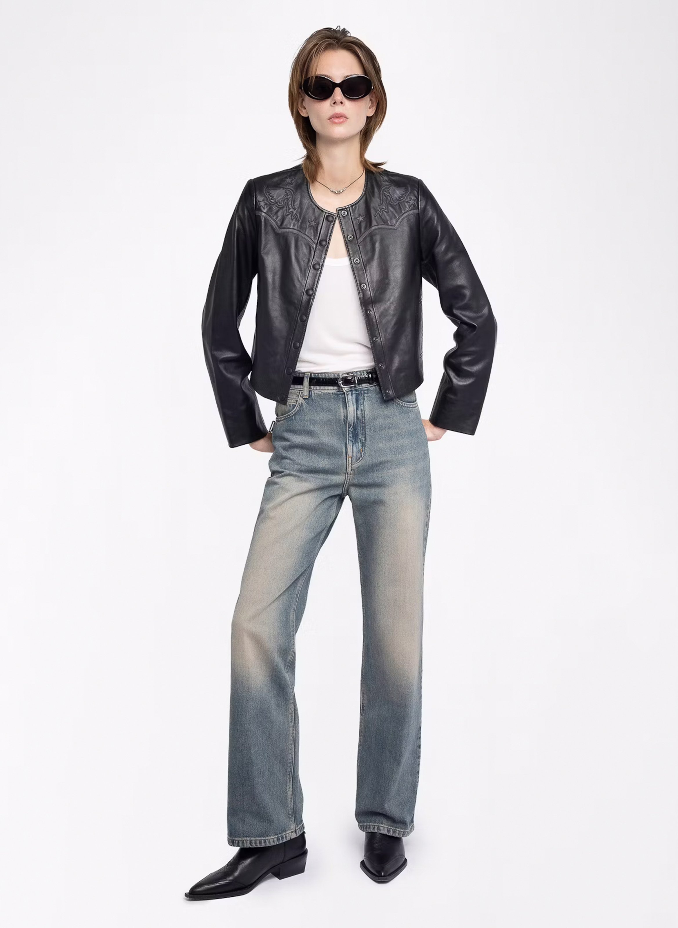 Faded straight jeans ZADIG&VOLTAIRE Blue