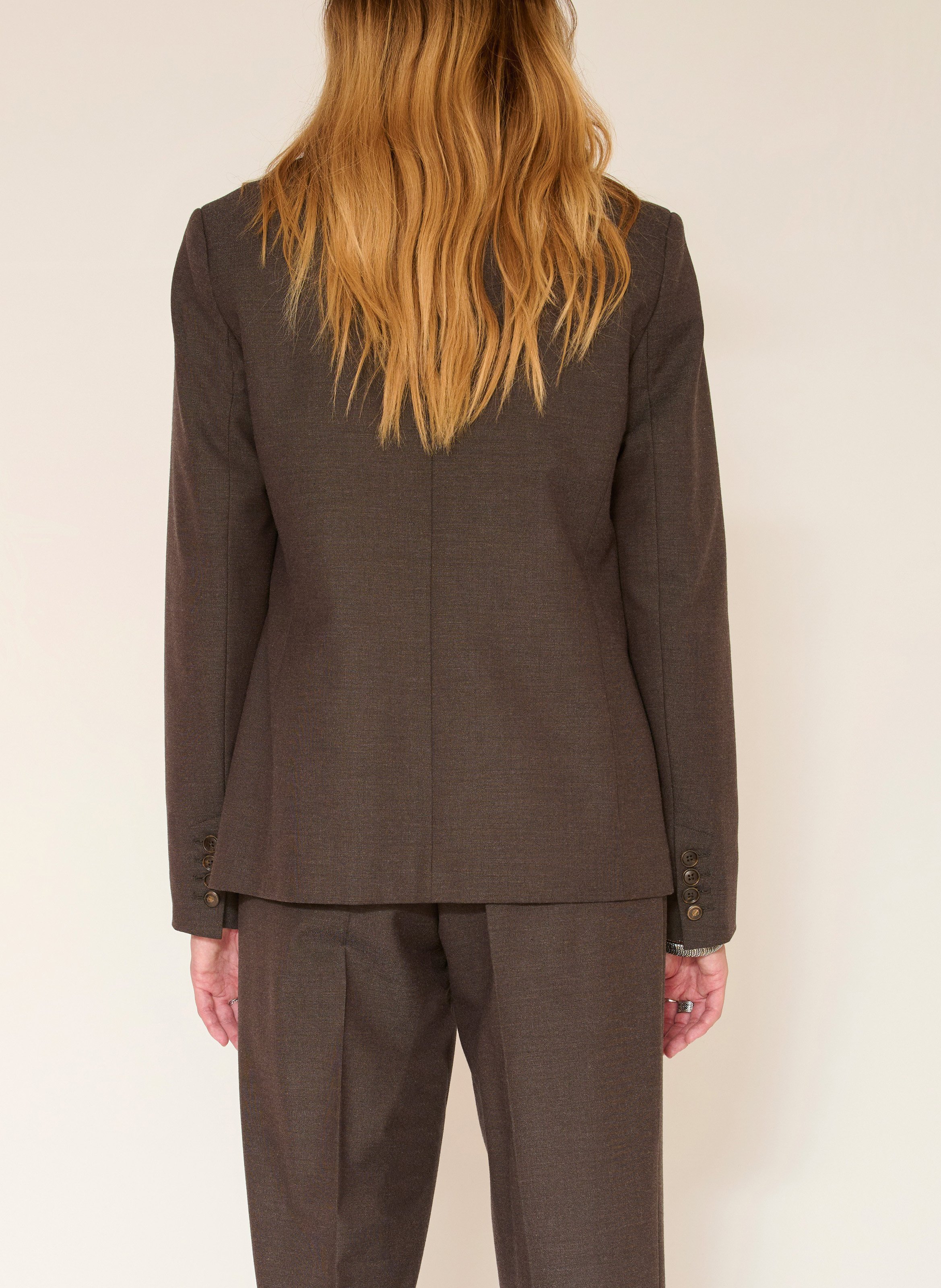 Veste col tailleur  MKT Marron
