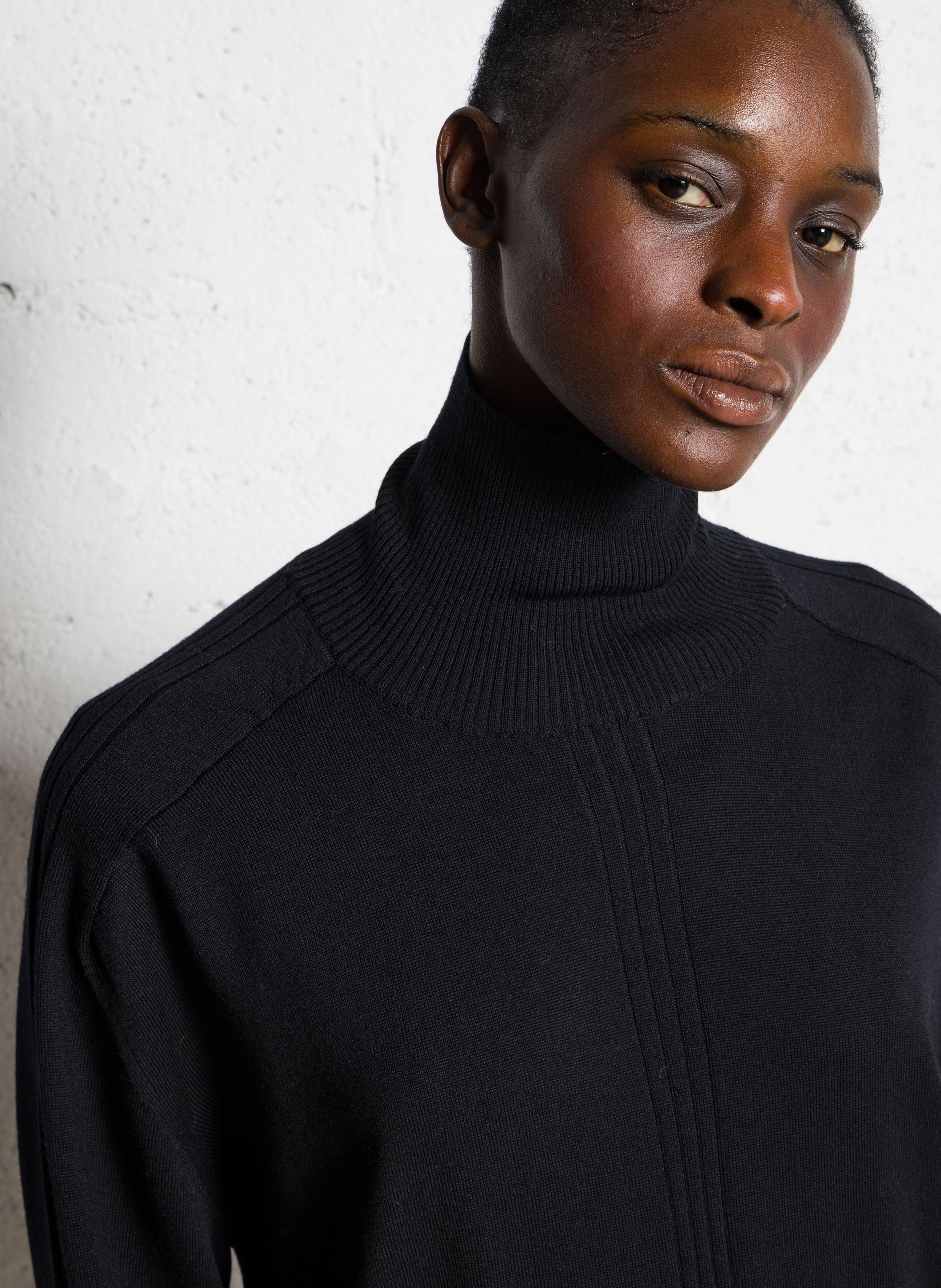 Matignon - Rollkragenpullover aus Wolle SOEUR Schwarz