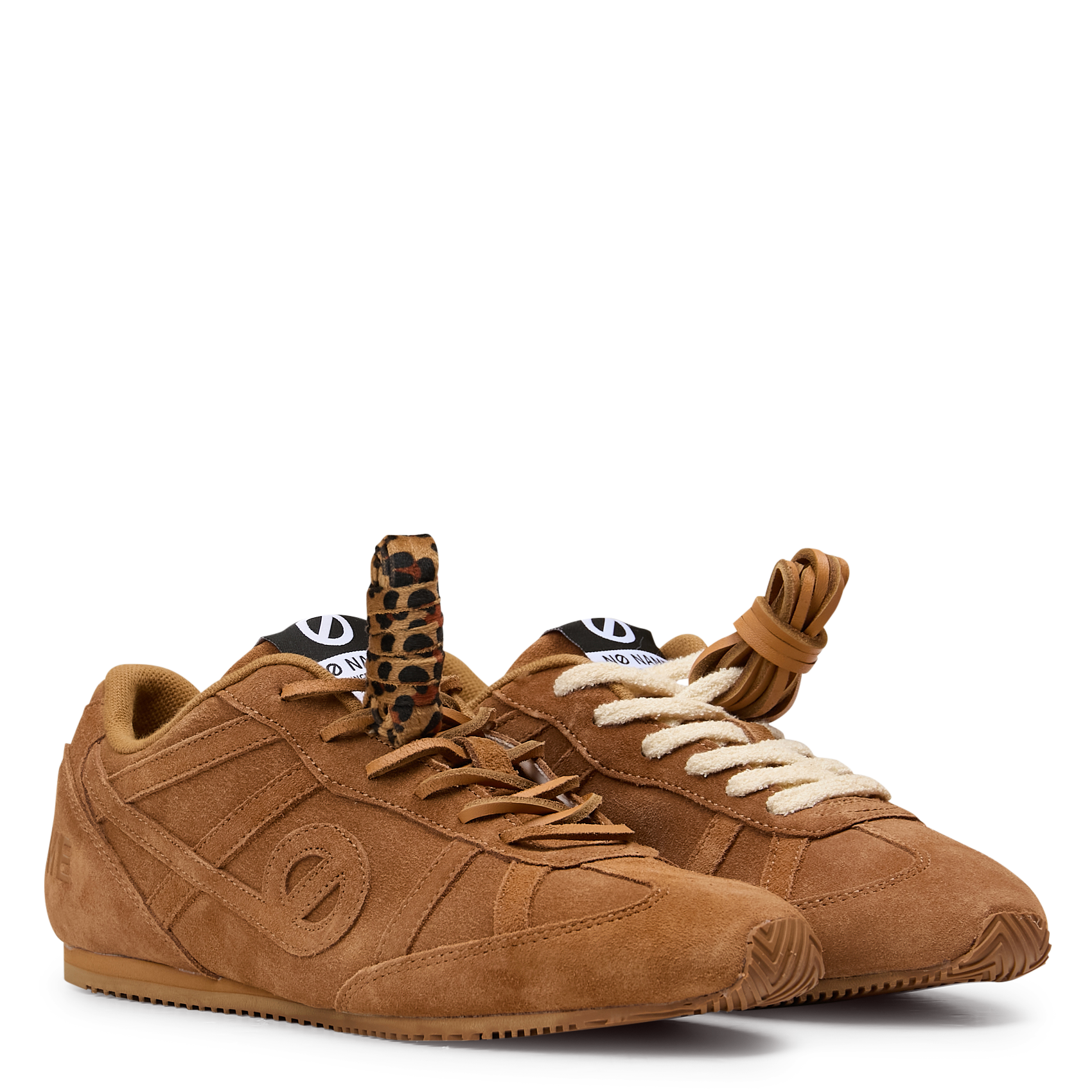 Zapatillas bajas de piel aterciopelada NO NAME Marron