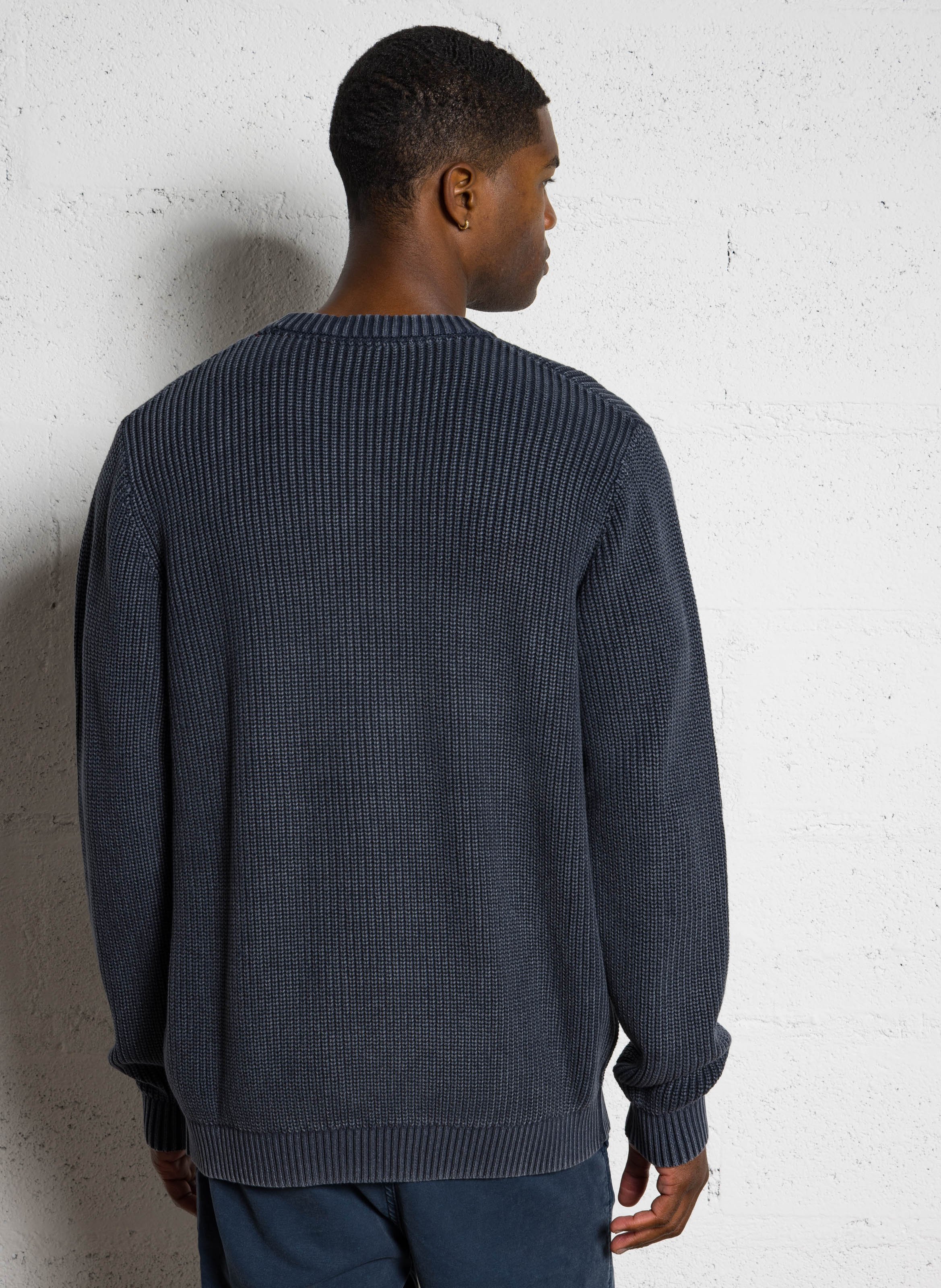 Colour block cotton sweater PEPE JEANS Blue