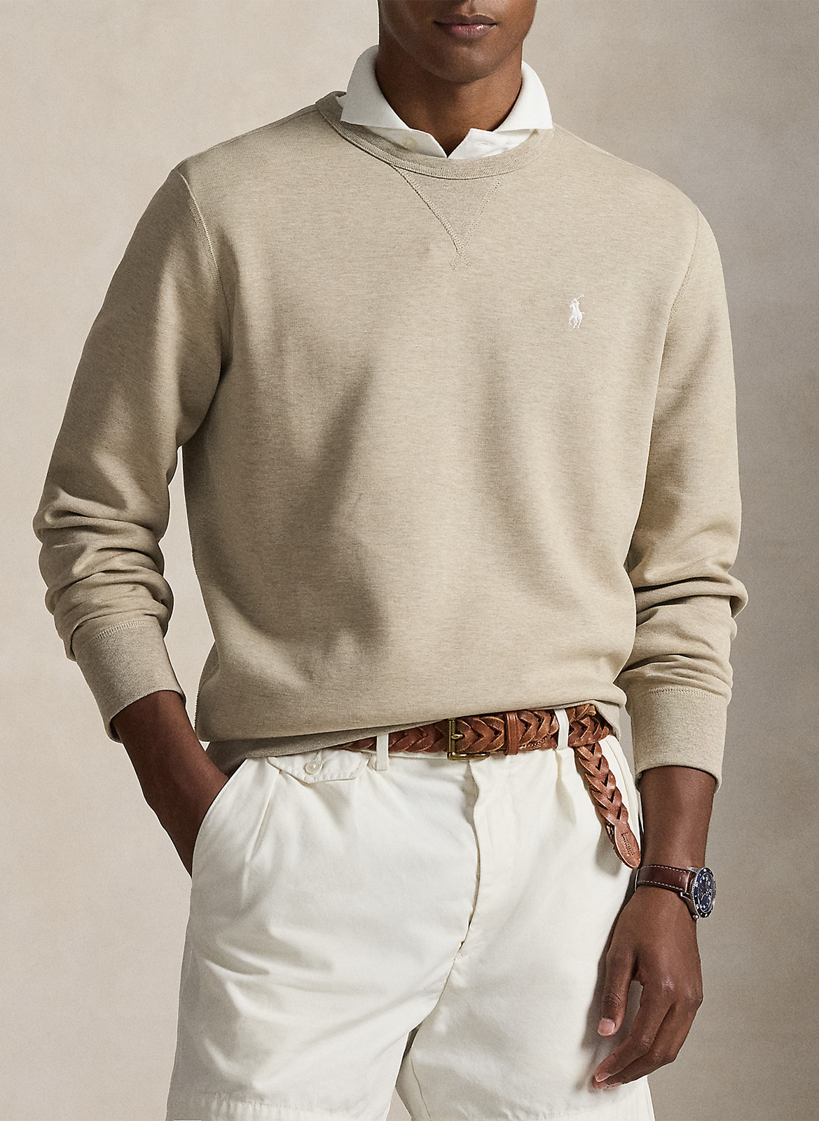 Gerade geschnittenes Sweatshirt aus Baumwoll-Mix POLO RALPH LAUREN