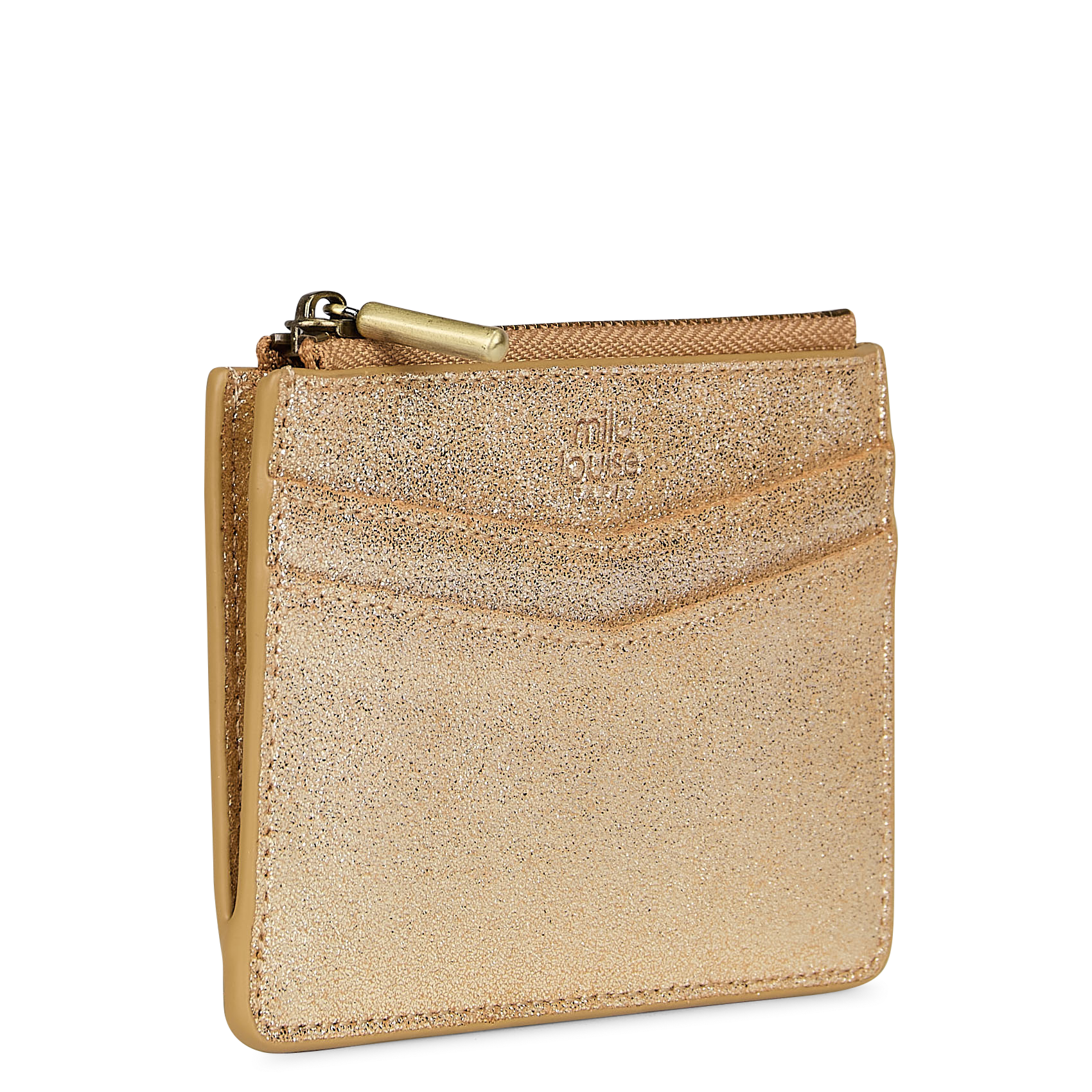 - 100% leer, - 6 kaarthoudersplitten, - 1 centrale zak, - Afmetingen: L10 x H7 cm. MILA LOUISE Beige
