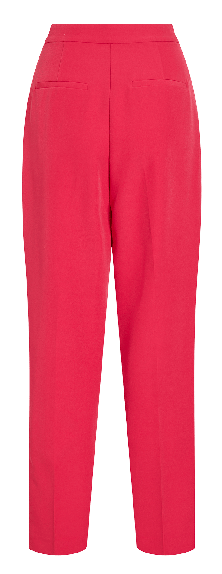 High-waisted carrot-cut trousers VILA Pink