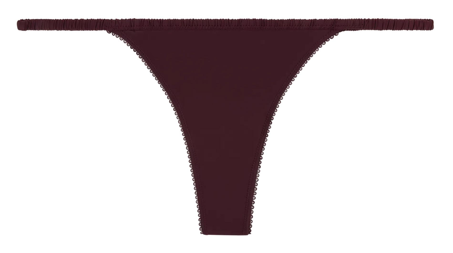 String en dentelle LOVE STORIES Marron