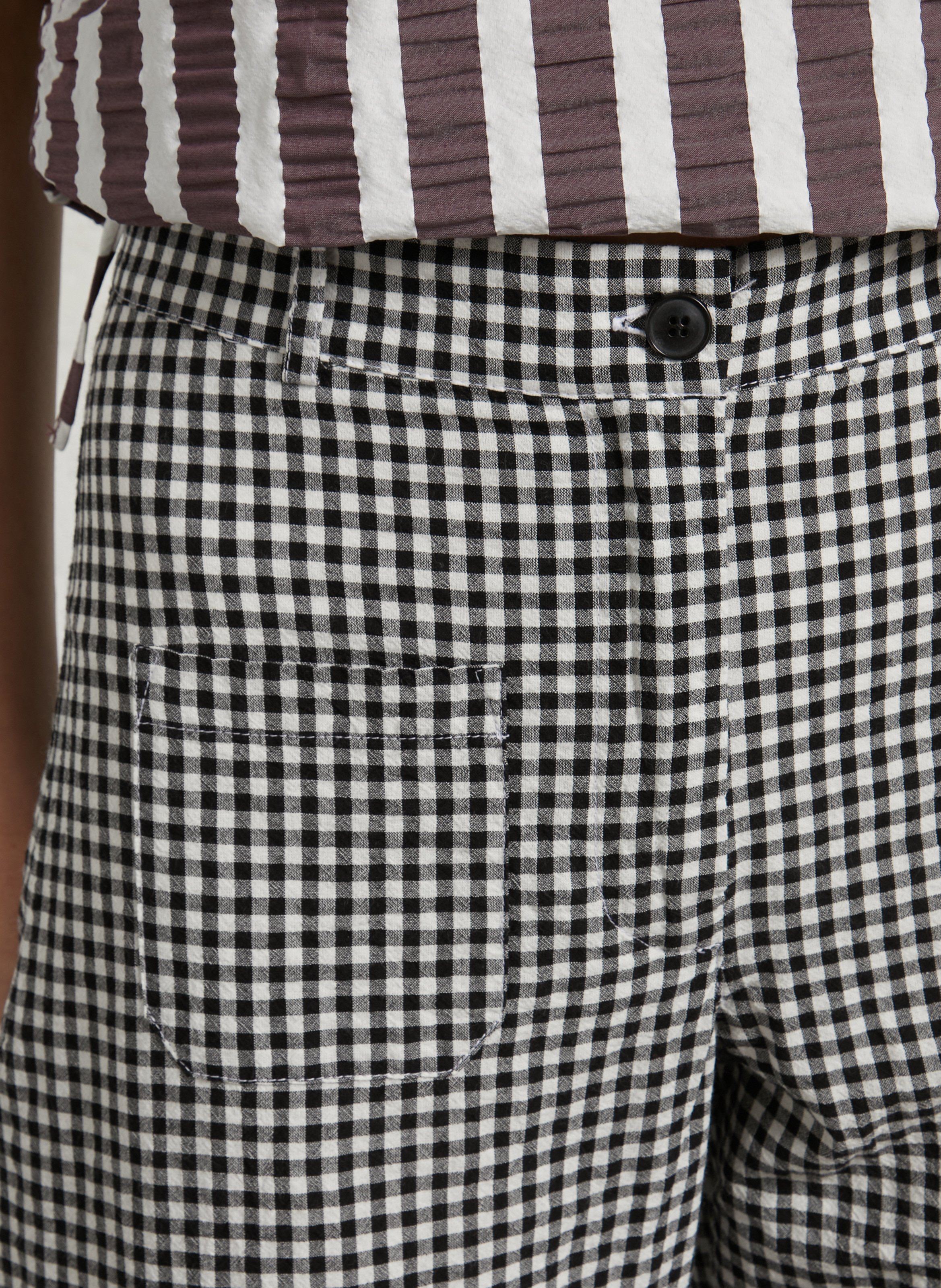 Flared cotton-blend pants BELLEROSE Green