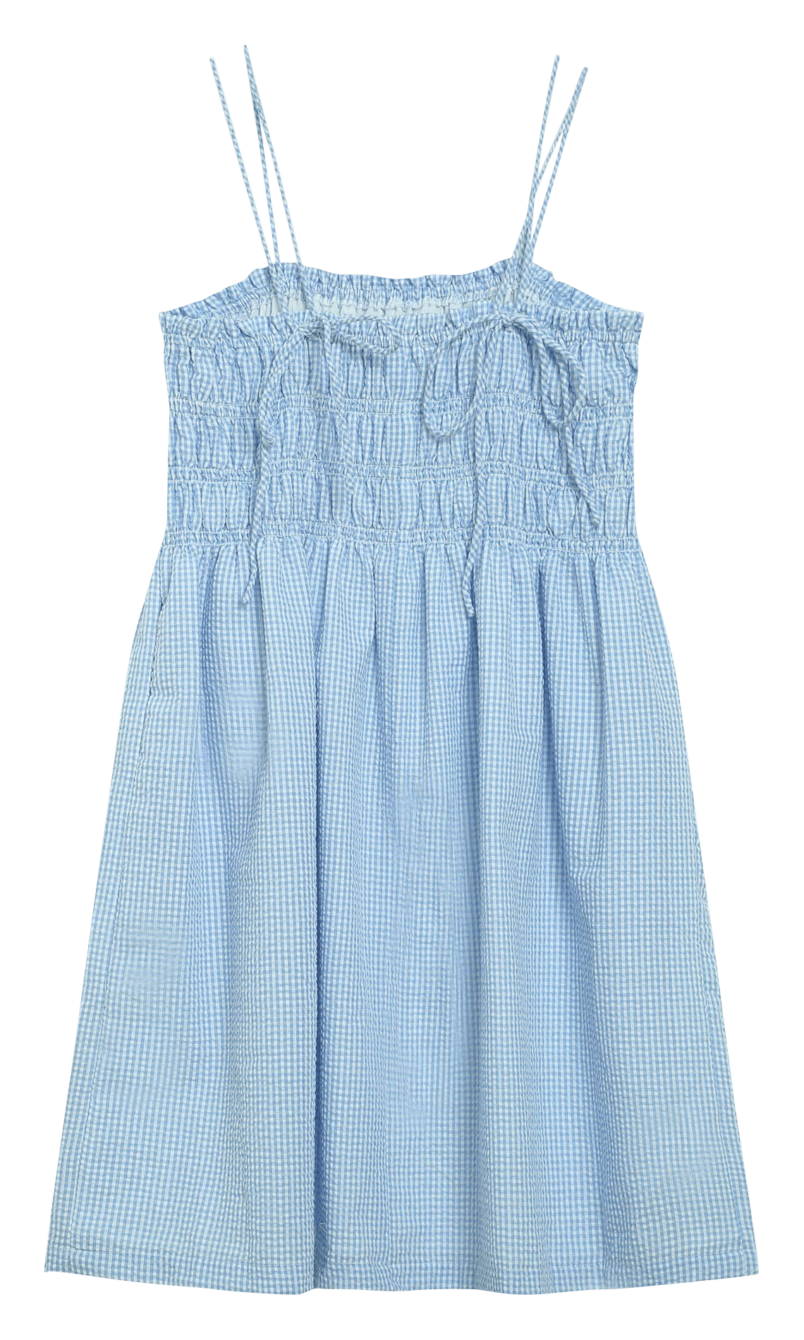 Robe courte col carré GRACE ET MILA Bleu
