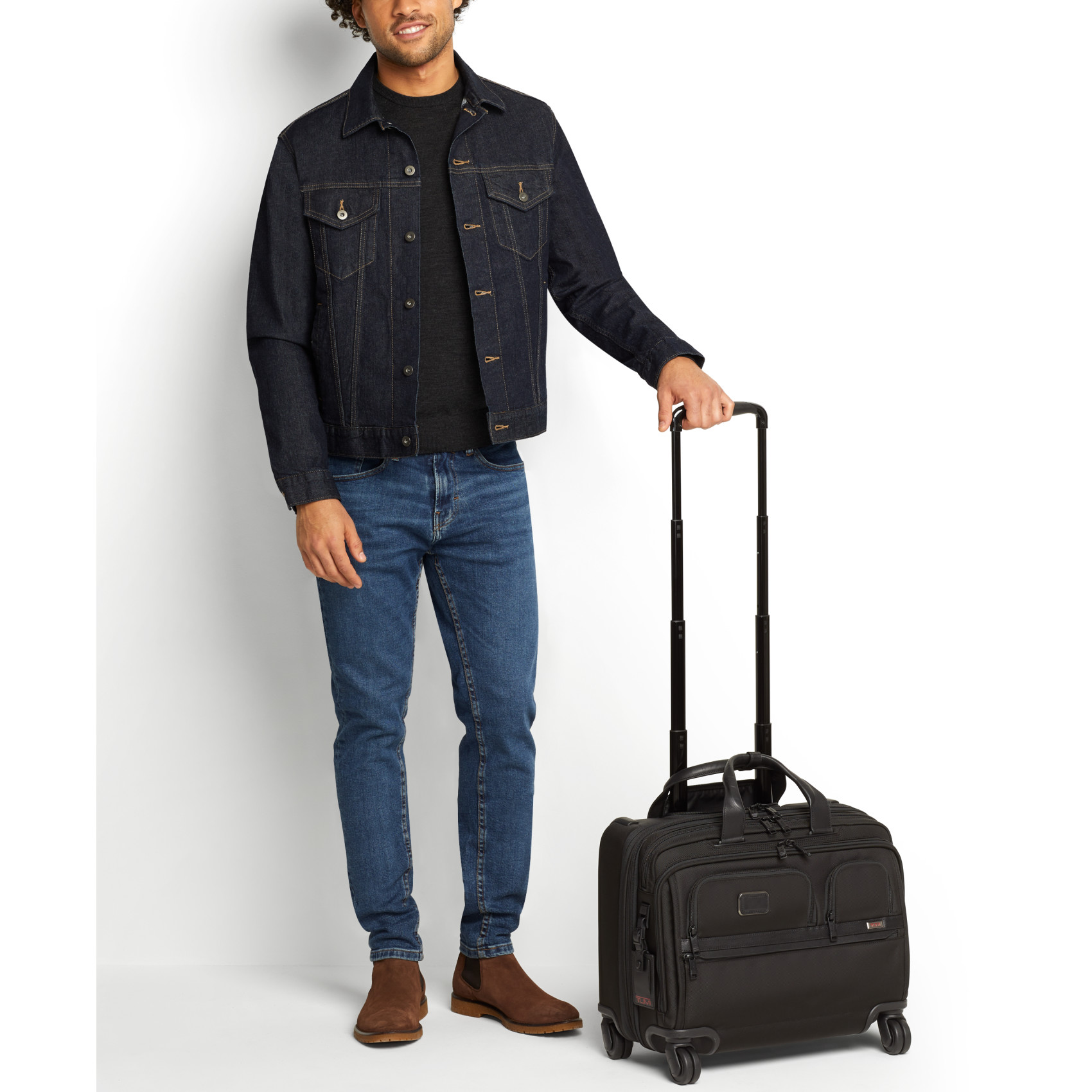 Tumi Alpha 4-Wheel Carry-On Suitcase Size S TUMI Black
