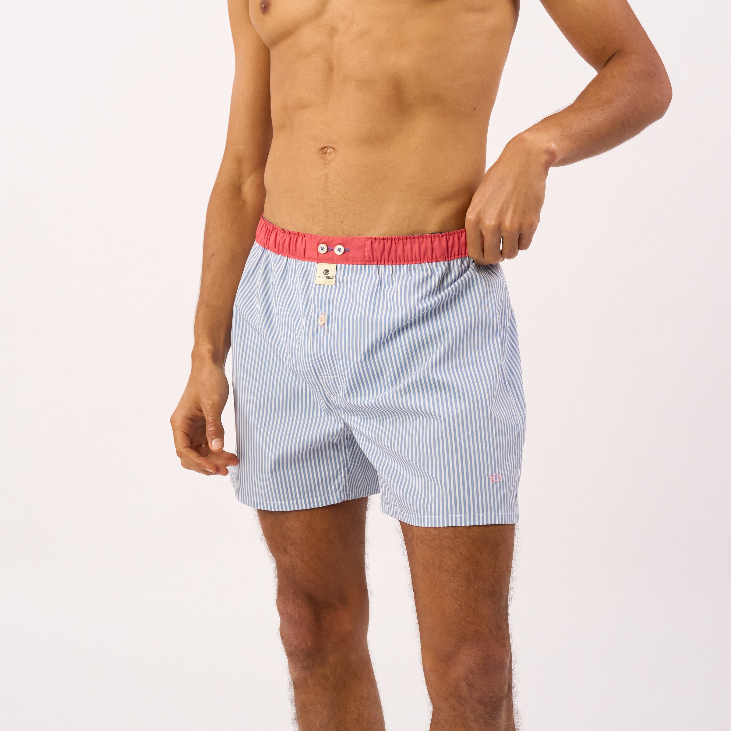 Organic cotton boxer shorts BILLYBELT Blue