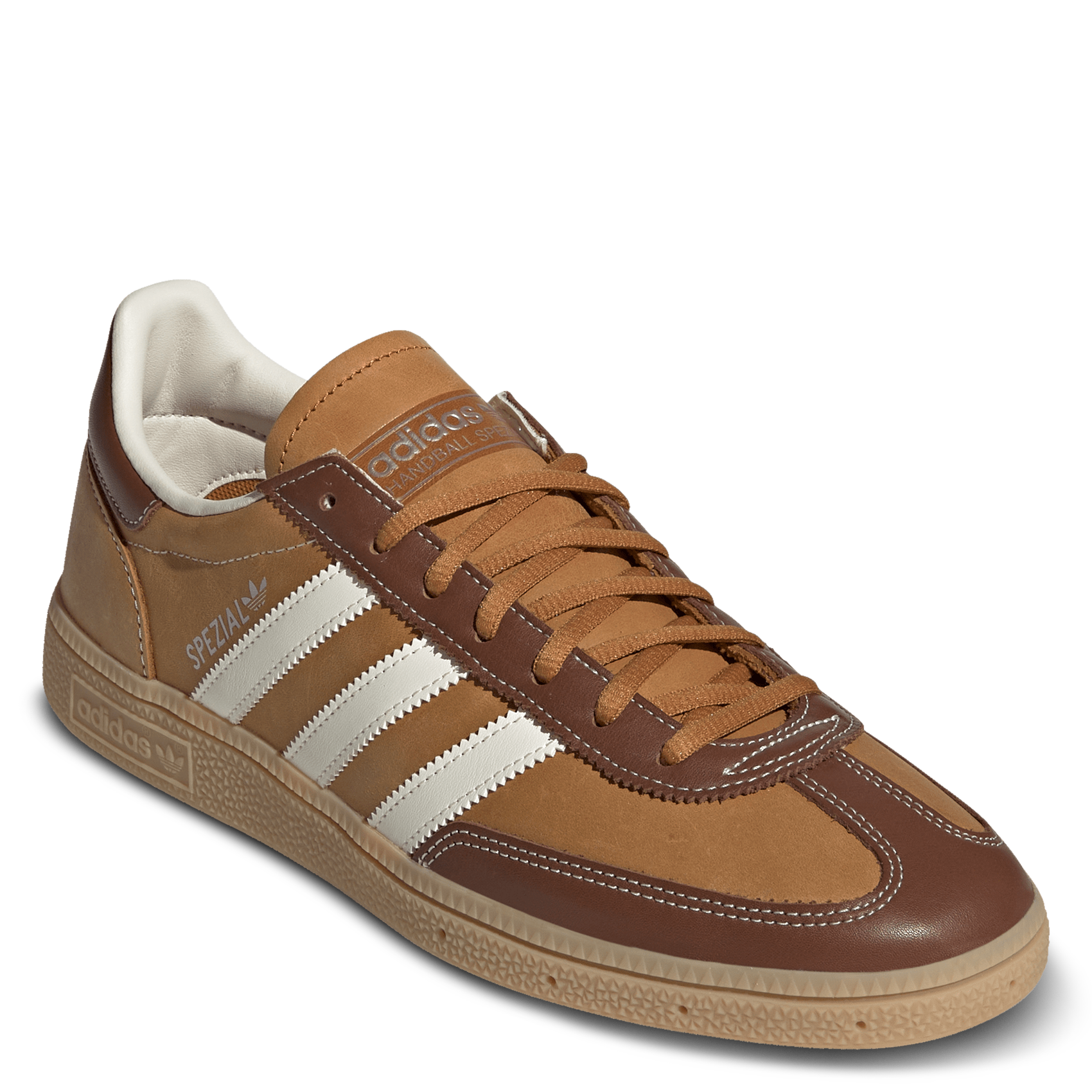 Baskets basses à lacets unies ADIDAS Marron