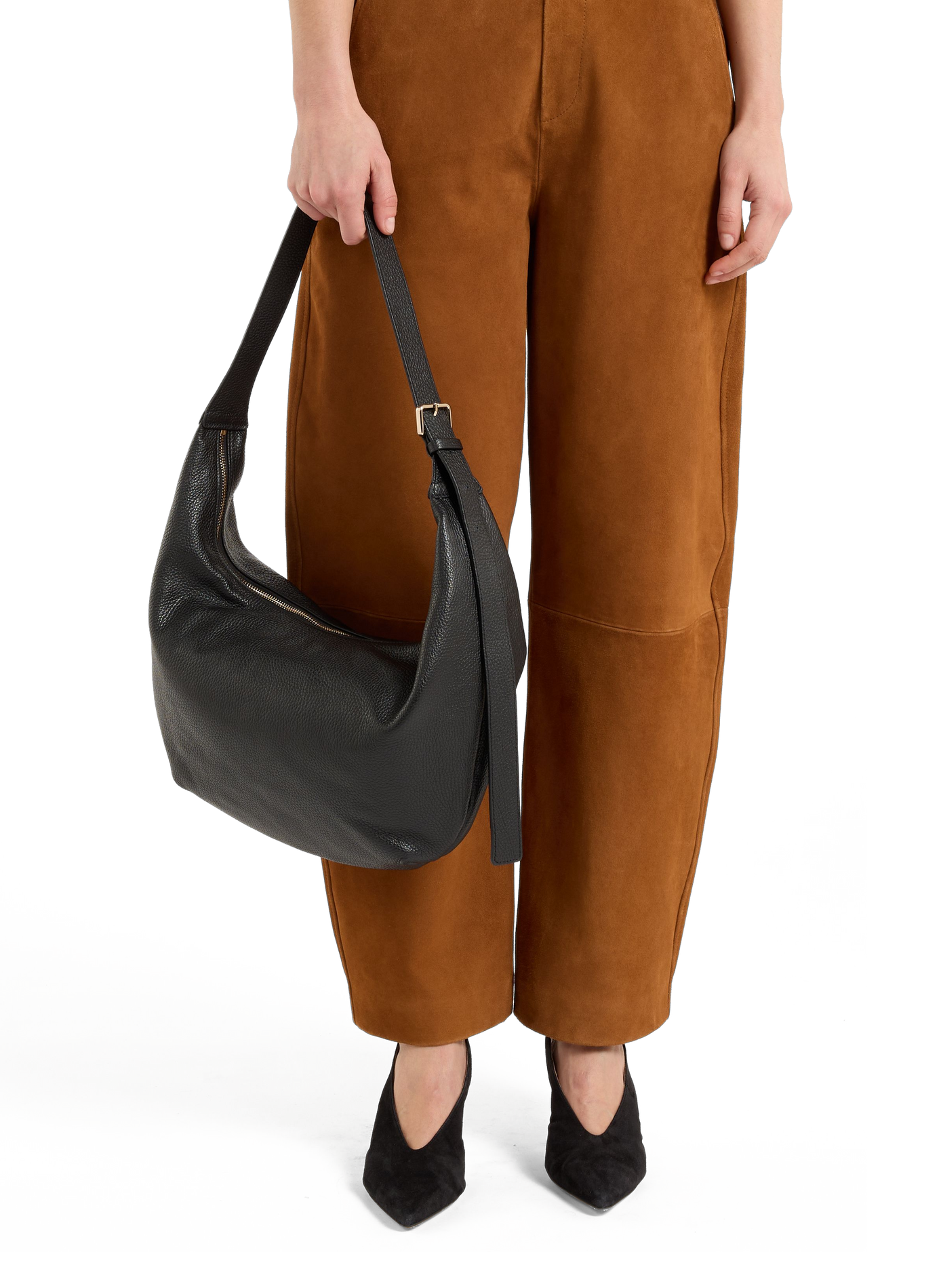 Ganane leather handbag SAISON 1865 Black