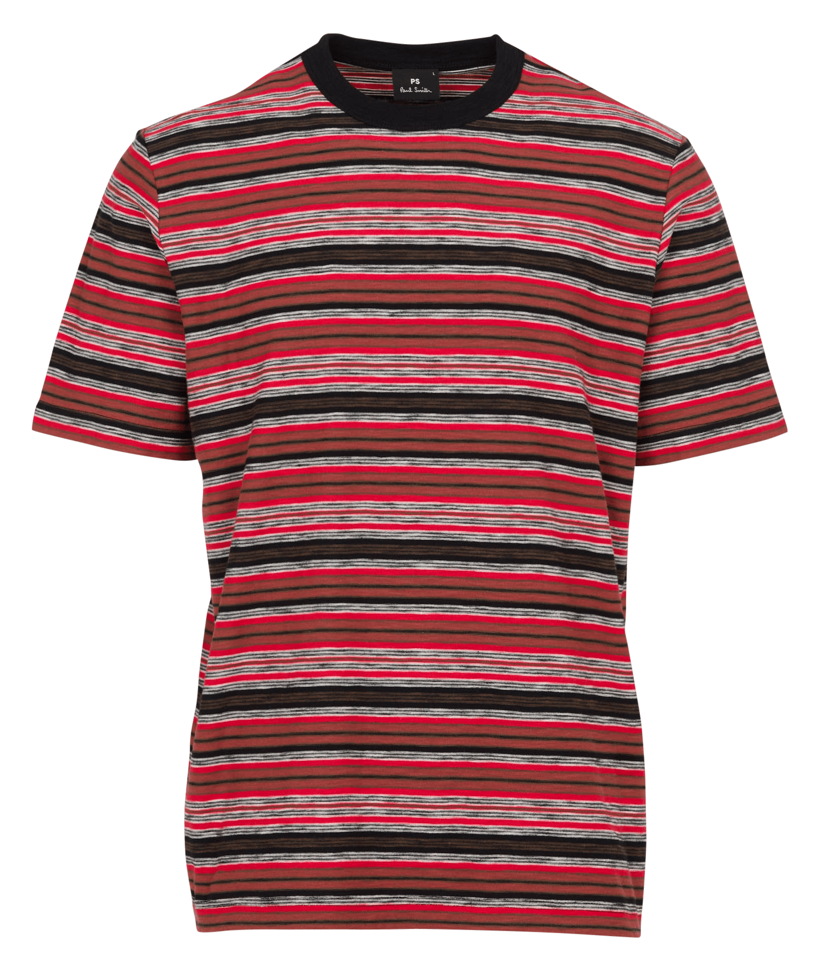 T-shirt van biologisch katoen met ronde hals PAUL SMITH Rood