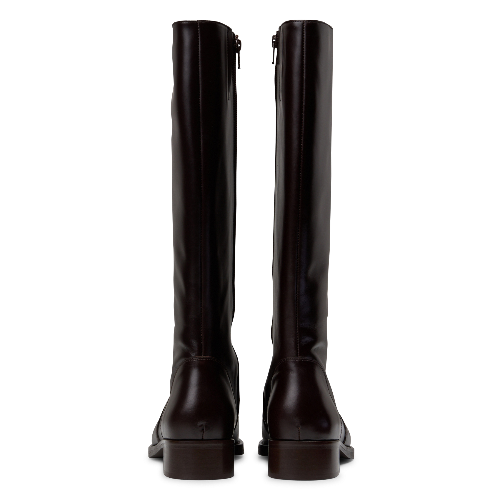 Bottes en cuir MAISON 123 Marron