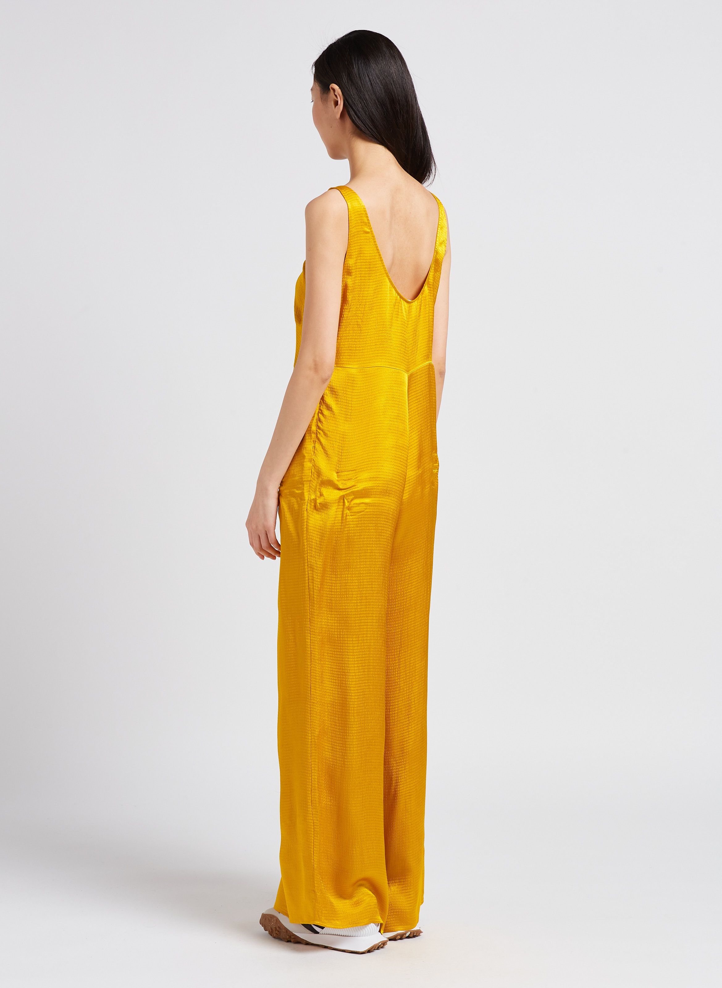 off white yellow jumpsuit