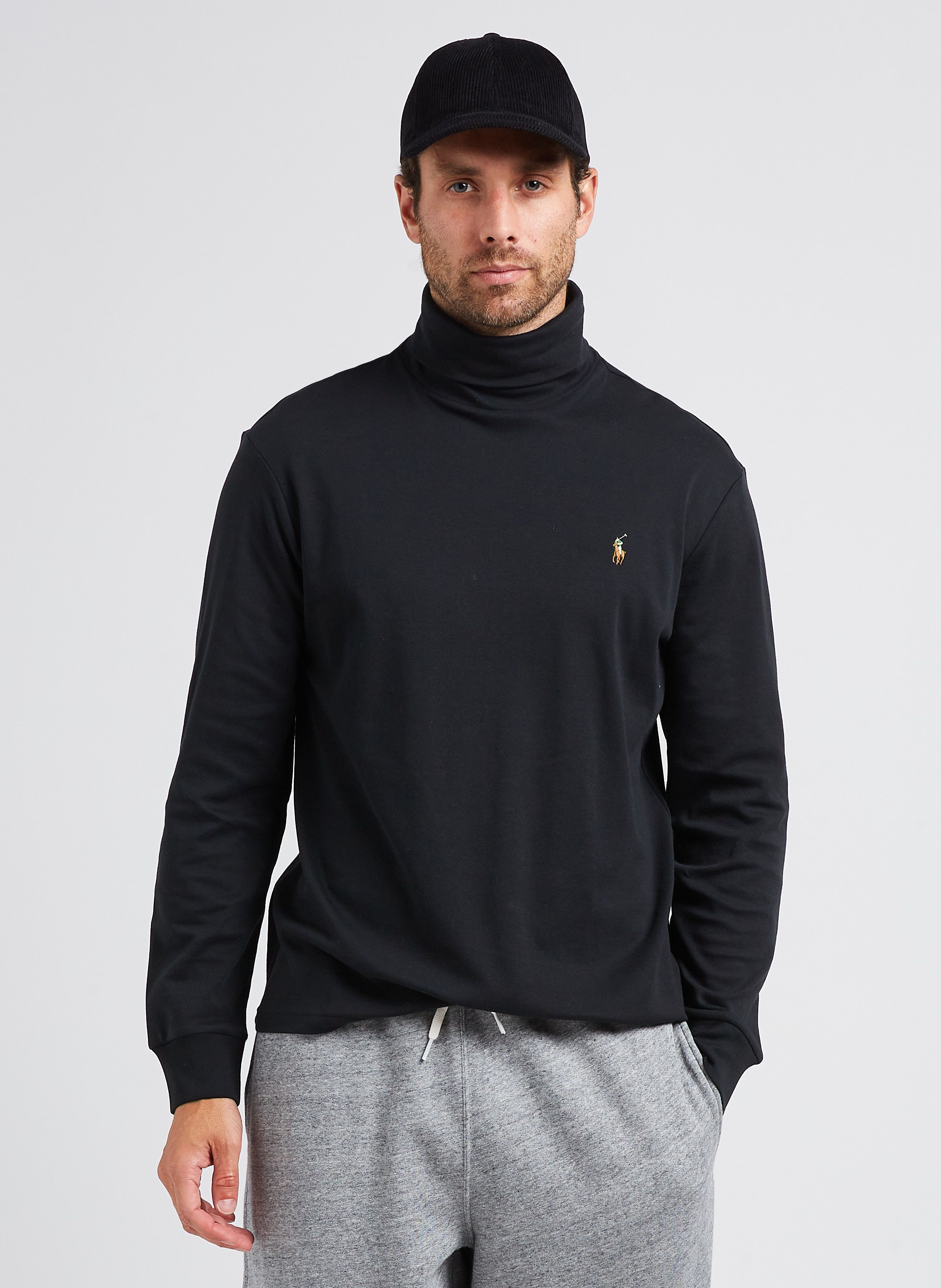 Pull noir best sale ralph lauren homme