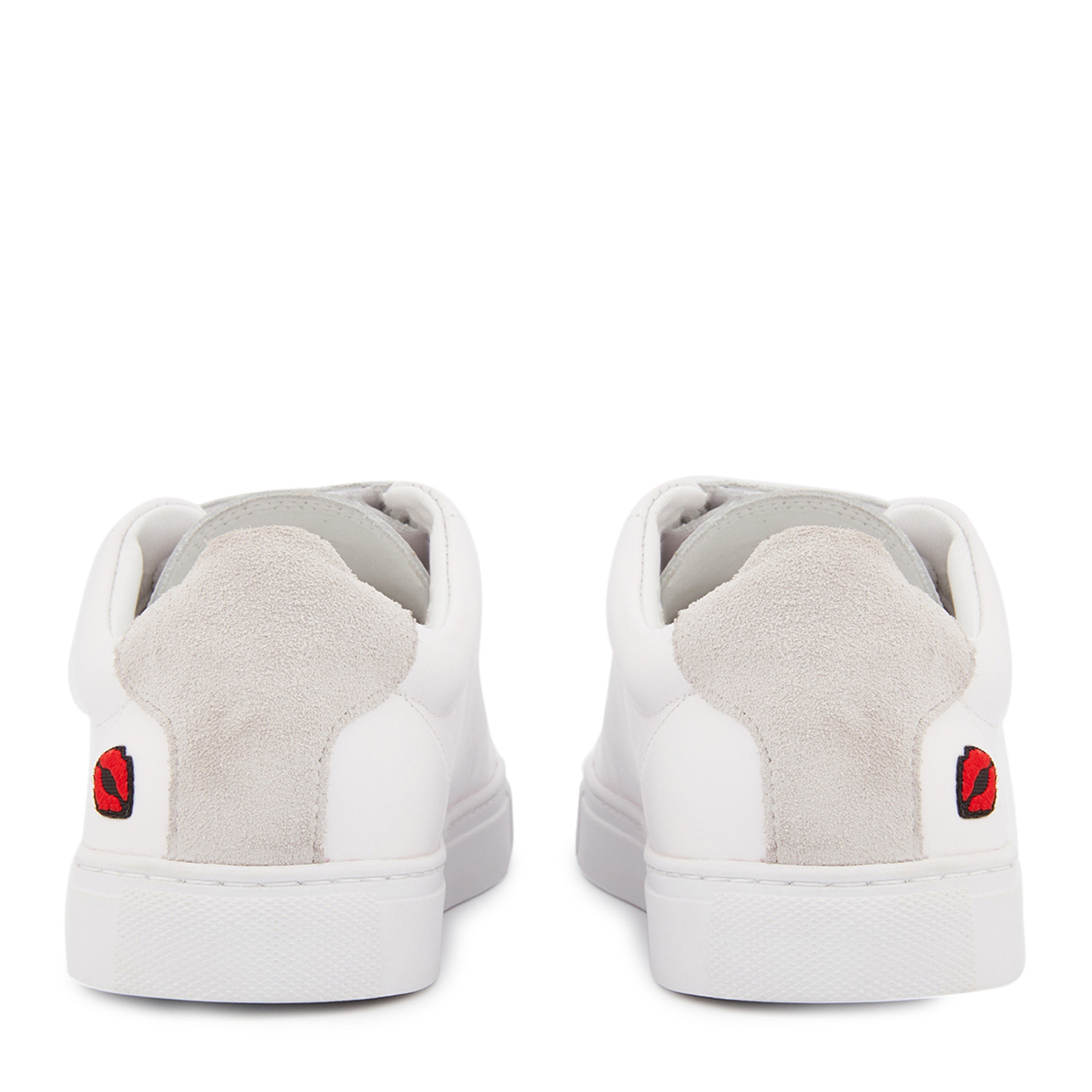 Leather sneakers BONS BAISERS PARIS White