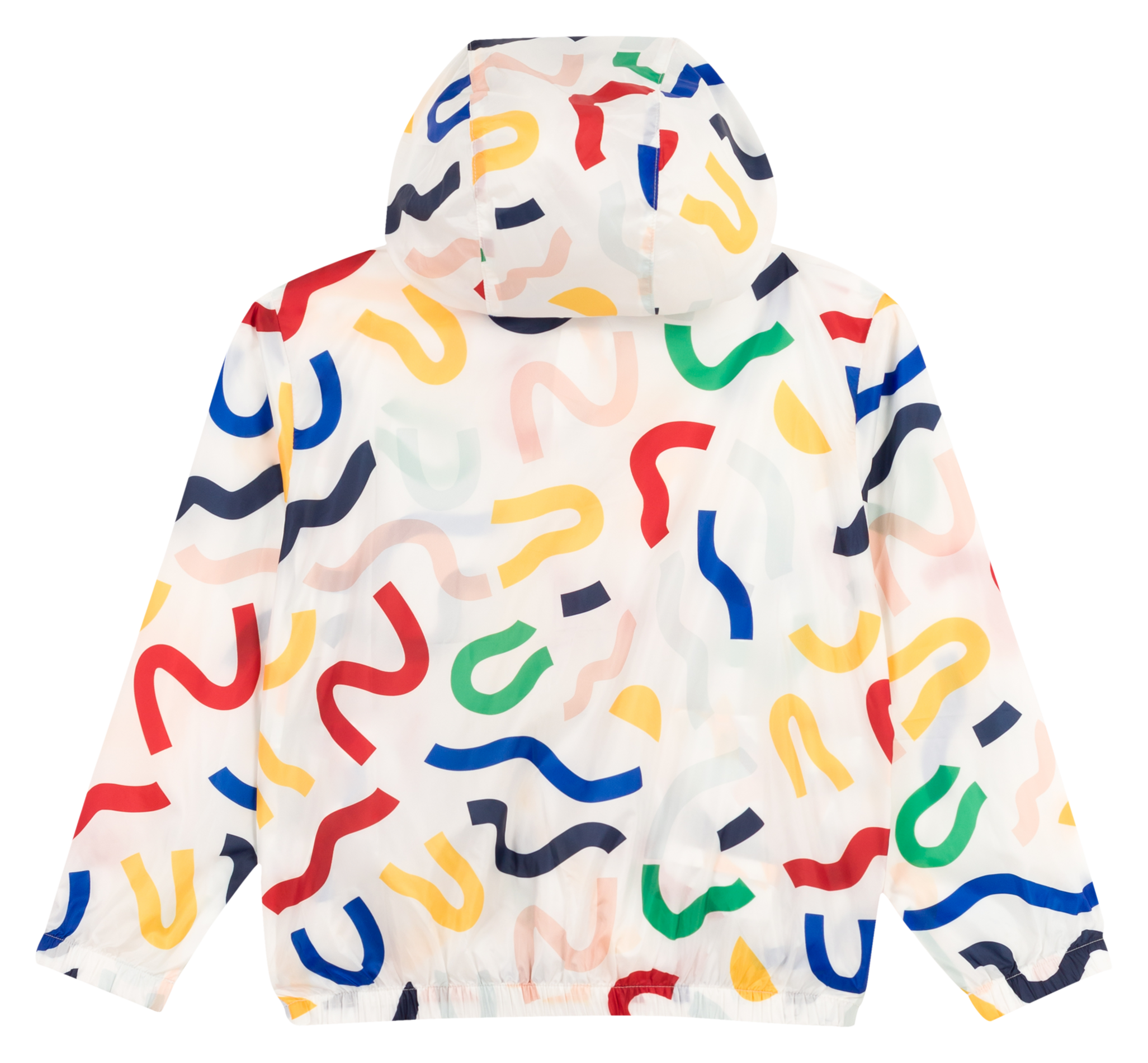Coupe-vent imprimé à capuche PETIT BATEAU Multicolore