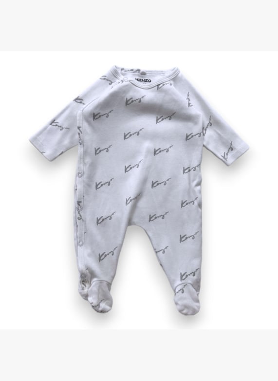 Pyjama Blanc Avec Imprime Kenzo 3 Mois Blanc Kenzo Seconde Main Enfant C116P7147 V1 Place des Tendances